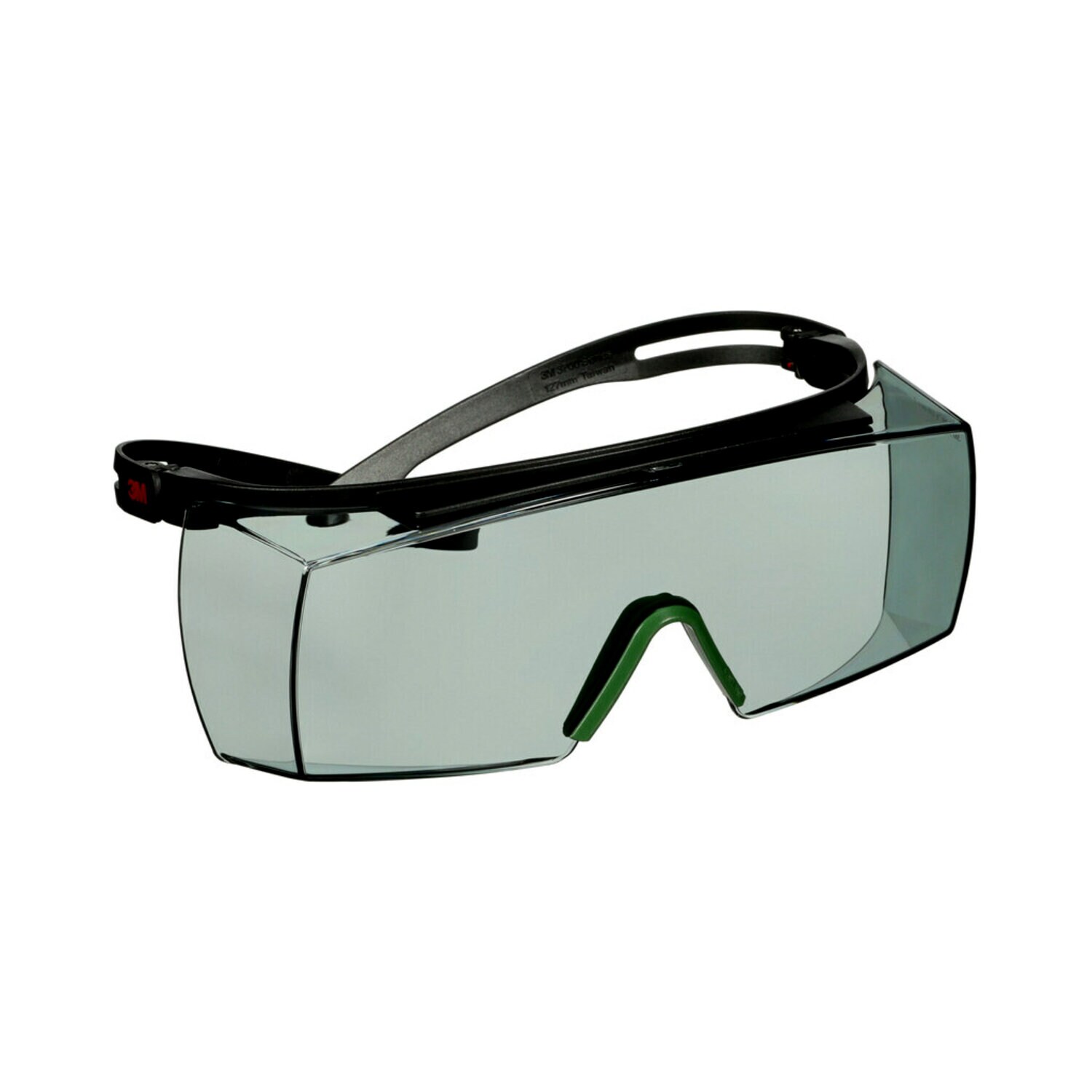 7100222922 - 3M SecureFit 3700 Series SF3717AS-BLK, Black Temples, IR 1.7 Gray OTG Anti-scratch lens, 10 ea/Case