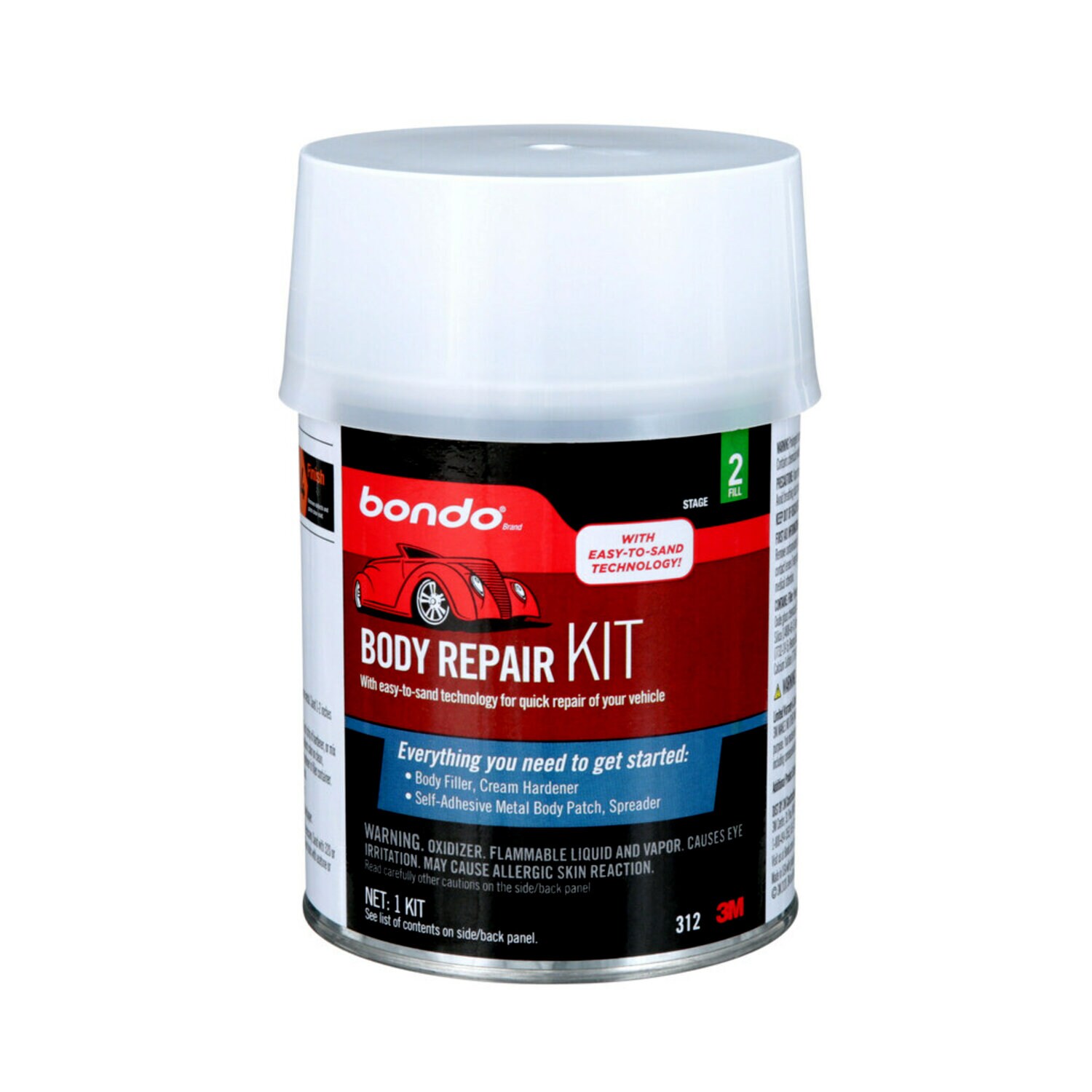 7010328125 - Bondo Body Repair Kit, 00312