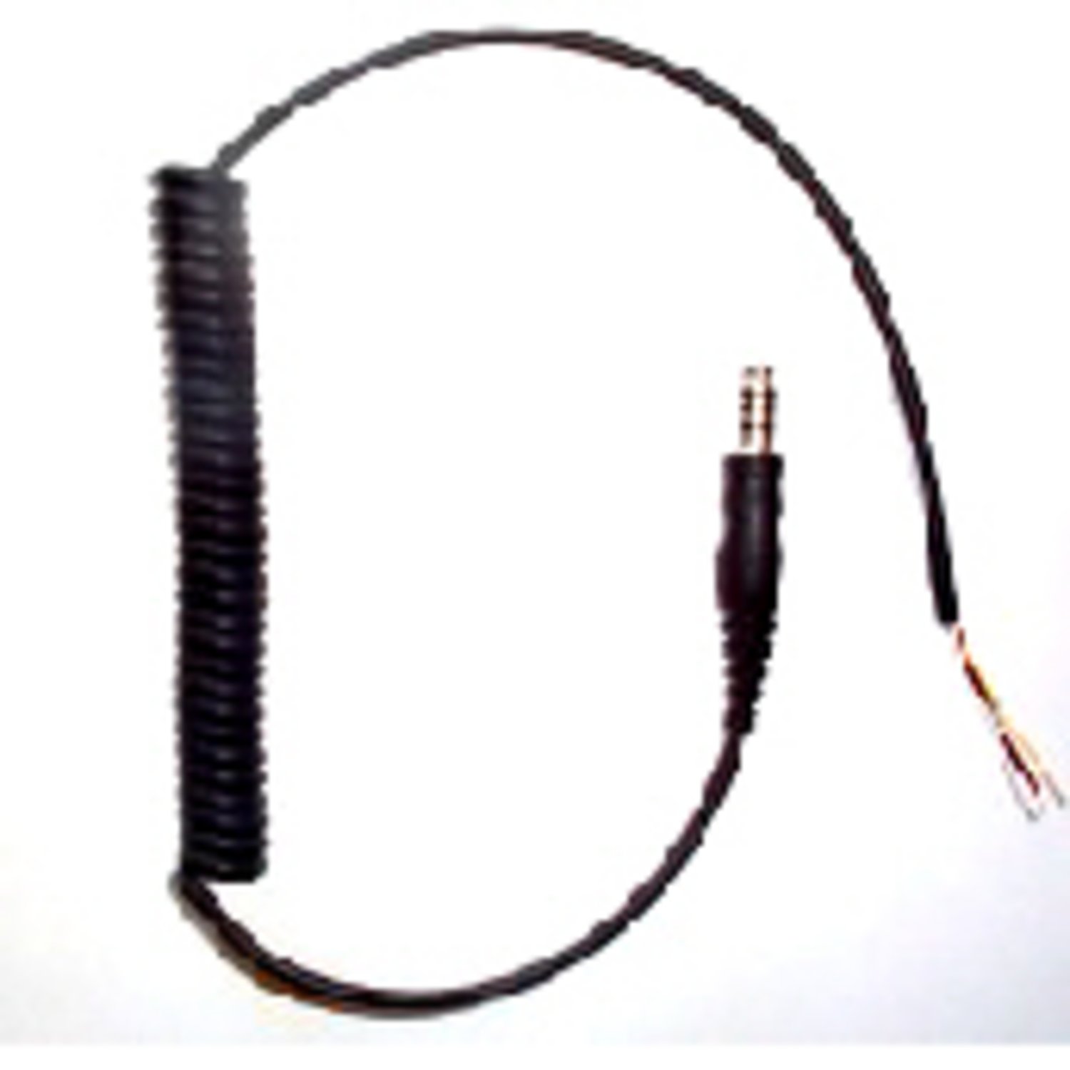 7000043569 - 3M PELTOR Headset Curly Cable Downlead with 4-Pole Molded Plug, ML1A, 1 EA/CS