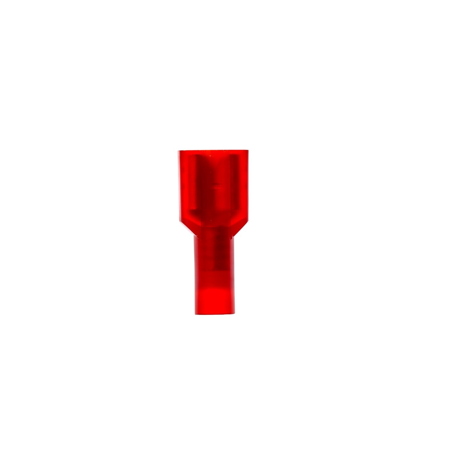 7000133661 - 3M Highland Vinyl Insulated Female Disconnect Terminal FDV10-250Q, AWG 12-10, 25/bag, 10 Bags/Case