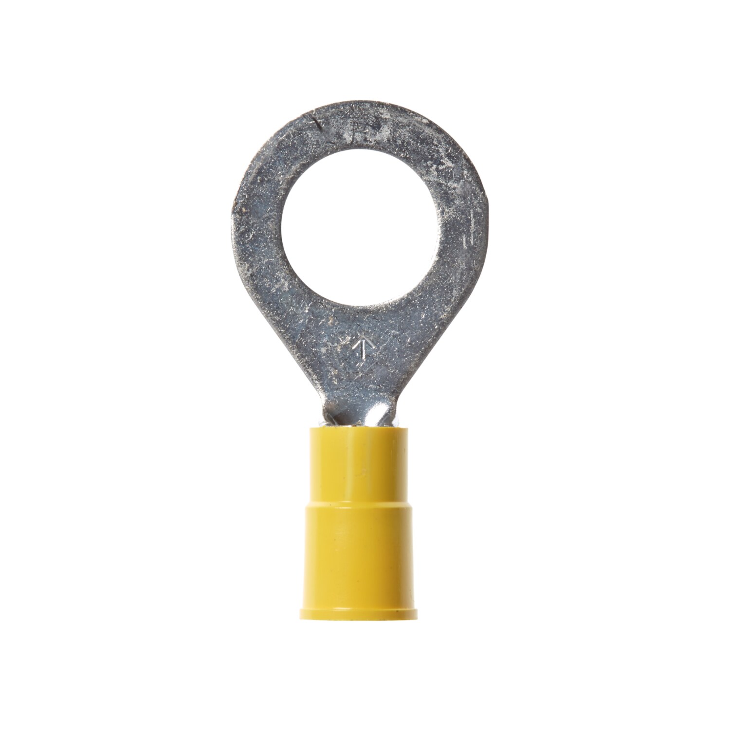 7100163670 - 3M Vinyl Insulated Butted Seam Ring Tongue Terminal 13-716-P, standard-style ring tongue fits around the stud