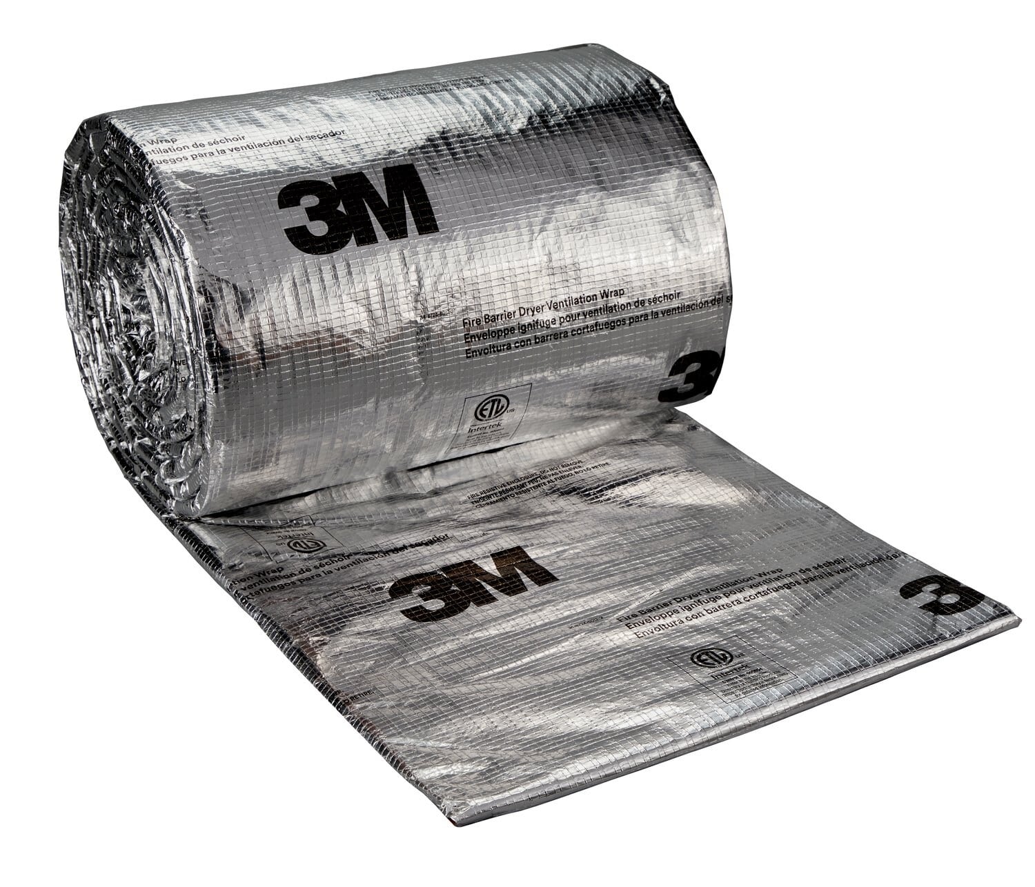 7100242388 - 3M Fire Barrier Dryer Ventilation Wrap DVW24, 24 in x 25 ft x 0.5 in, 1 Roll/Case