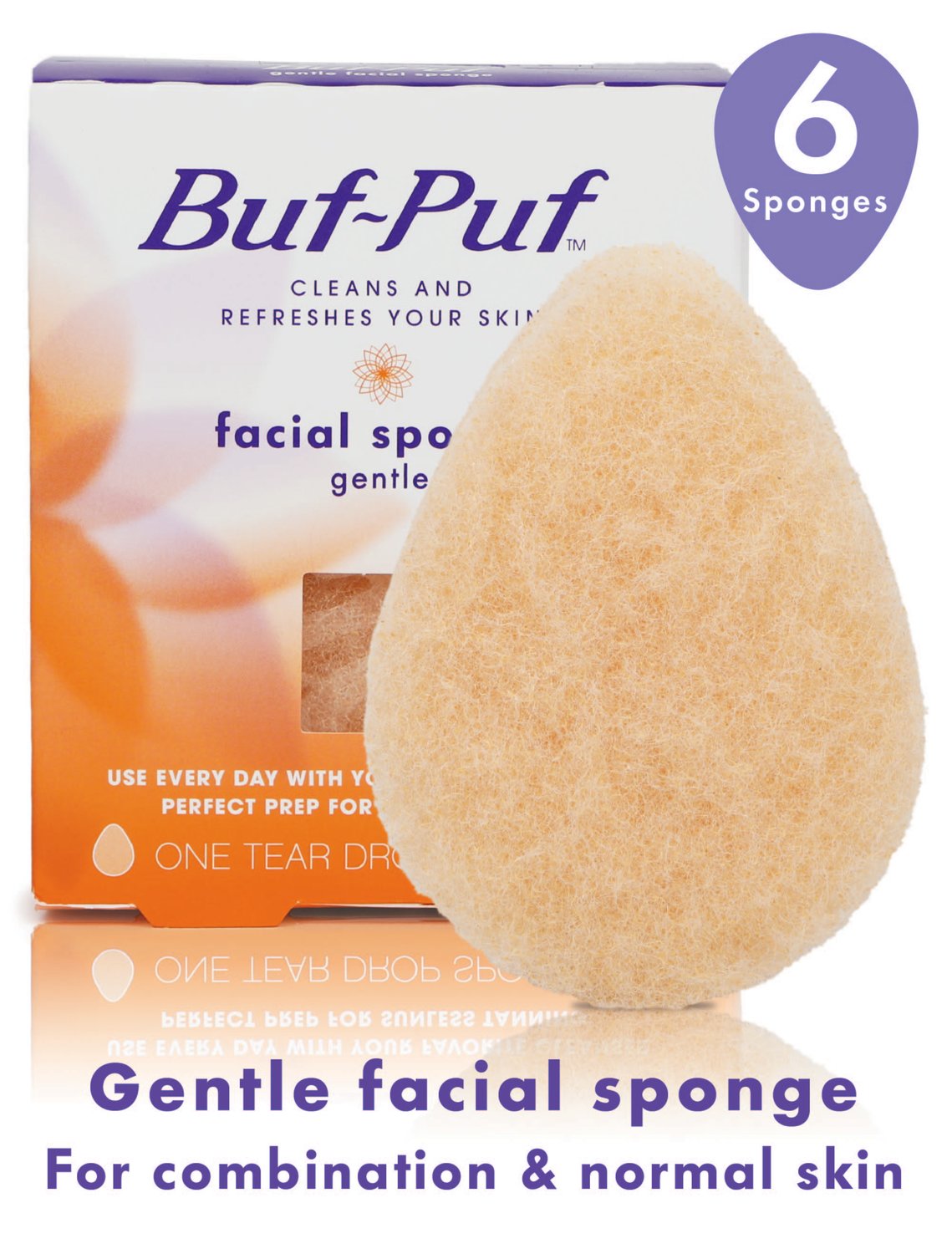 7000029837 - 3M Nexcare Buf-Puf Gentle Facial Sponge 915-06