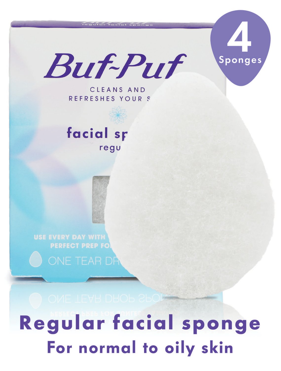 7000029836 - 3M Nexcare Buf-Puf Regular Facial Sponge 910-06