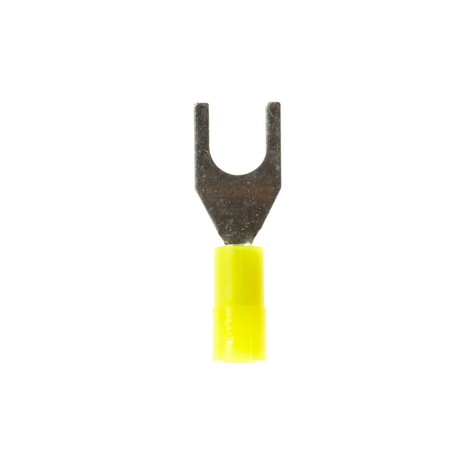 7100165005 - 3M Nylon Insulated Brazed Seam Standard Fork Terminal, 30-6-WN, wider tongue design for use on free-standing studs
