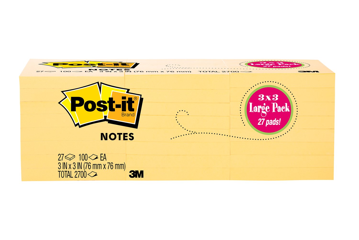 7010371311 - Post-it Notes 654-2700-YW