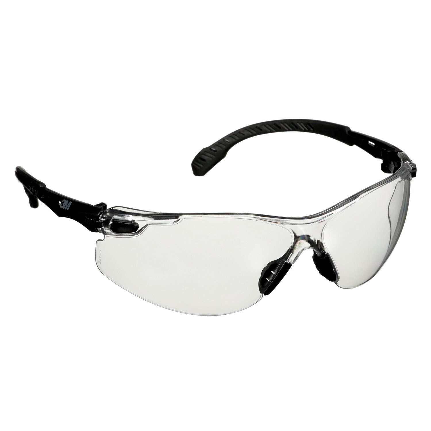 7100220751 - 3M Solus 1000 Series, S1501SGAF, Black Temples, Scotchgard Anti-Fog Coating, Clear AF-AS lens, 20 ea/Case