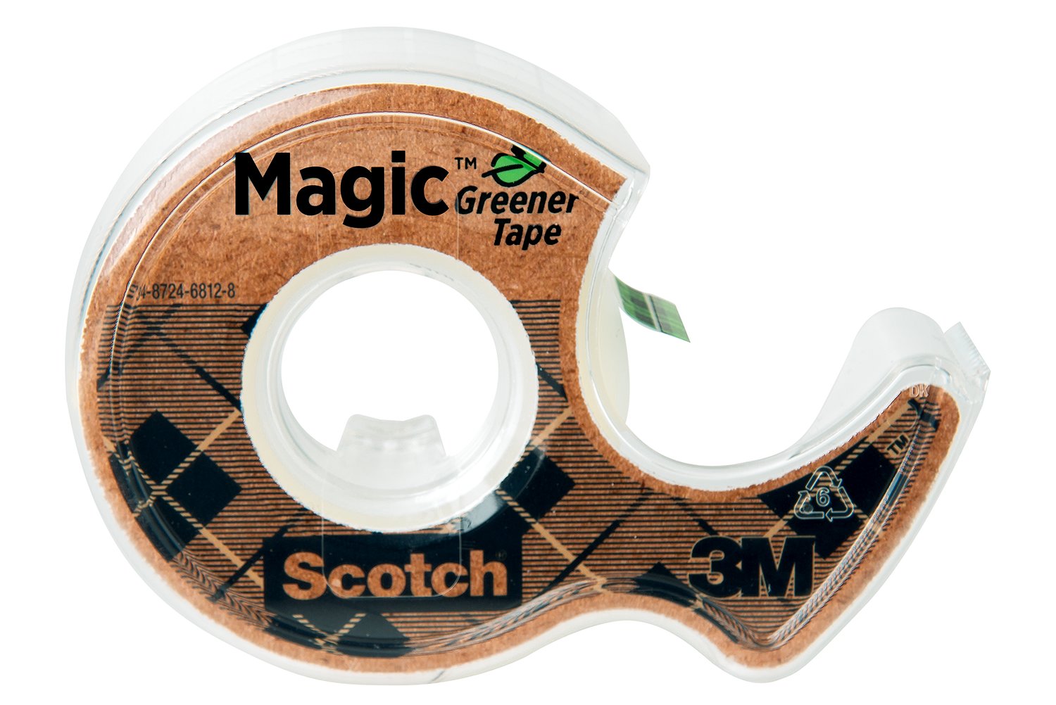 7100057849 - Scotch Magic Greener Tape 123, 3/4 in x 600 in (19 mm x 15,2 m)