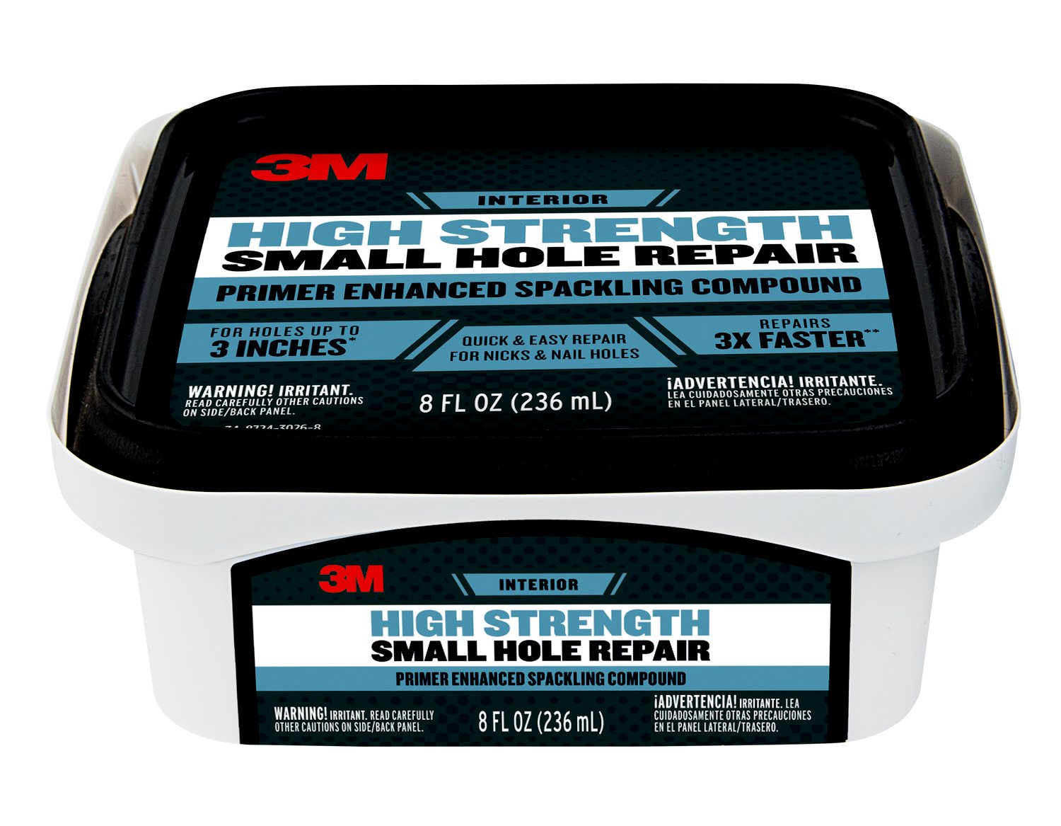 7100205815 - 3M High Strength Small Hole Repair SHR-8-PC-12, 8 Oz