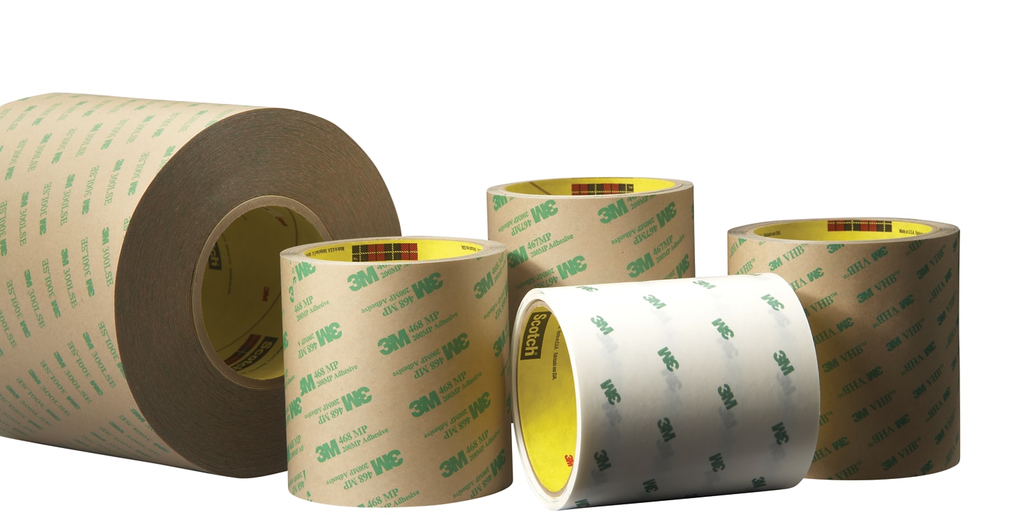 7100073073 - 3M Adhesive Transfer Tape 9472LEU, Clear, 5.0 mil, Plastic Core, Roll, Config