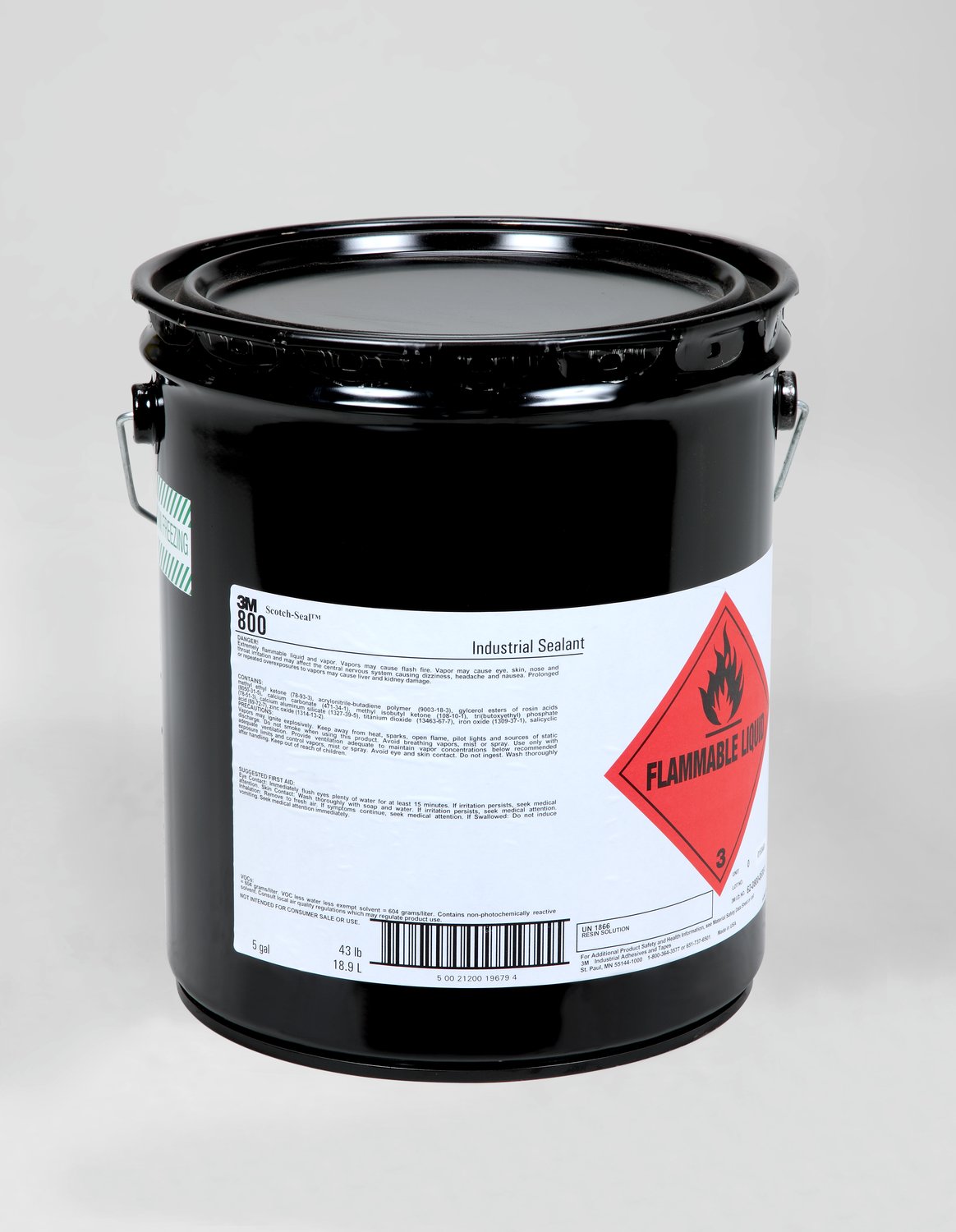 7100031672 - 3M Scotch-Seal Industrial Sealant 800, Reddish Brown, 5 Gallon Drum
(Pail)