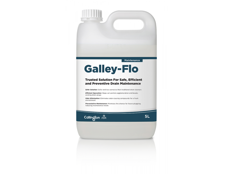 5130/42 - CALLINGTON GALLEY-FLO - GALLEY DRAIN CLOG REMOVER - 5LT PC