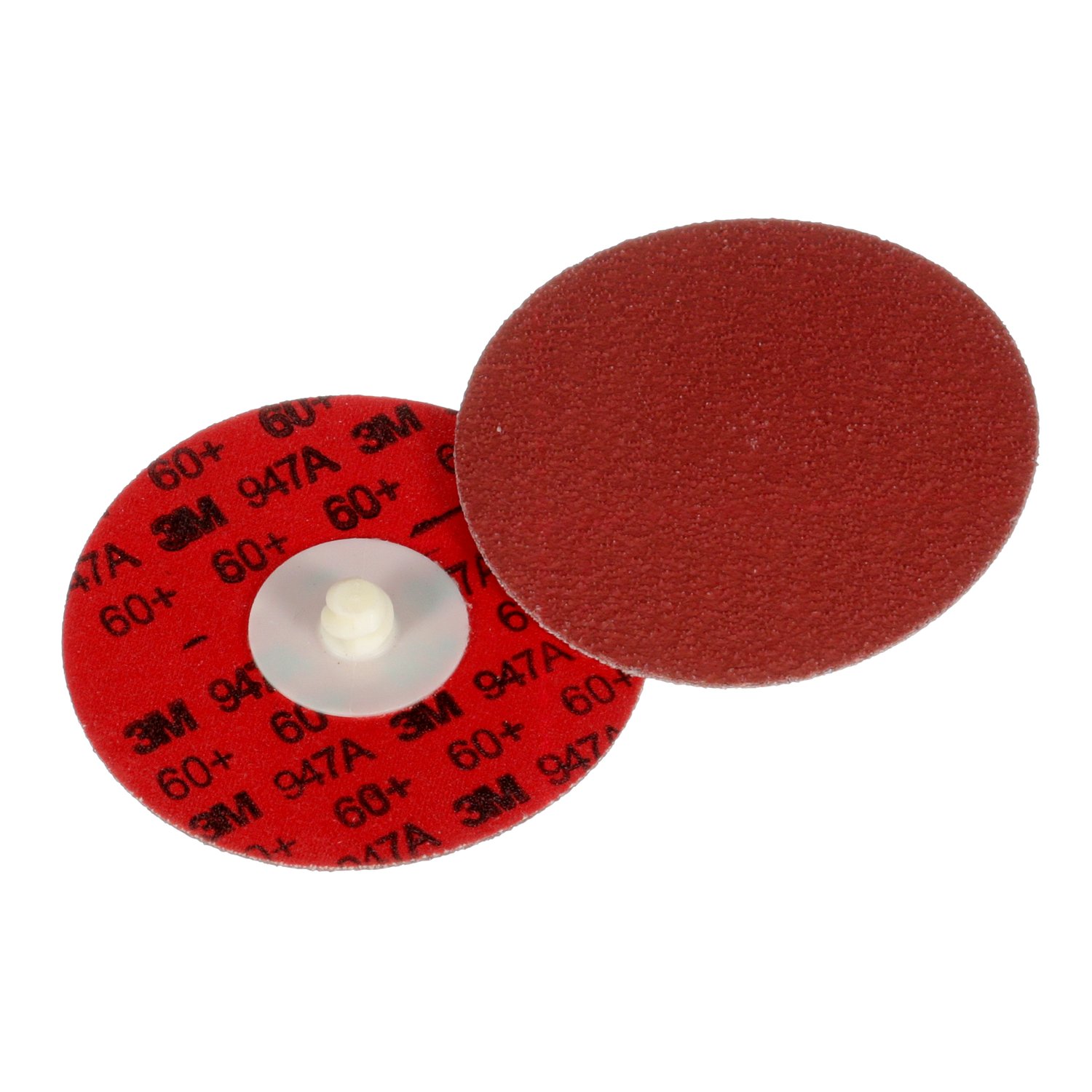 7100076899 - 3M Cubitron II Roloc Durable Edge Disc 947A, 60+, X-weight, TR, Maroon, 4 in, Die R400BB, 25/Carton, 100 ea/Case
