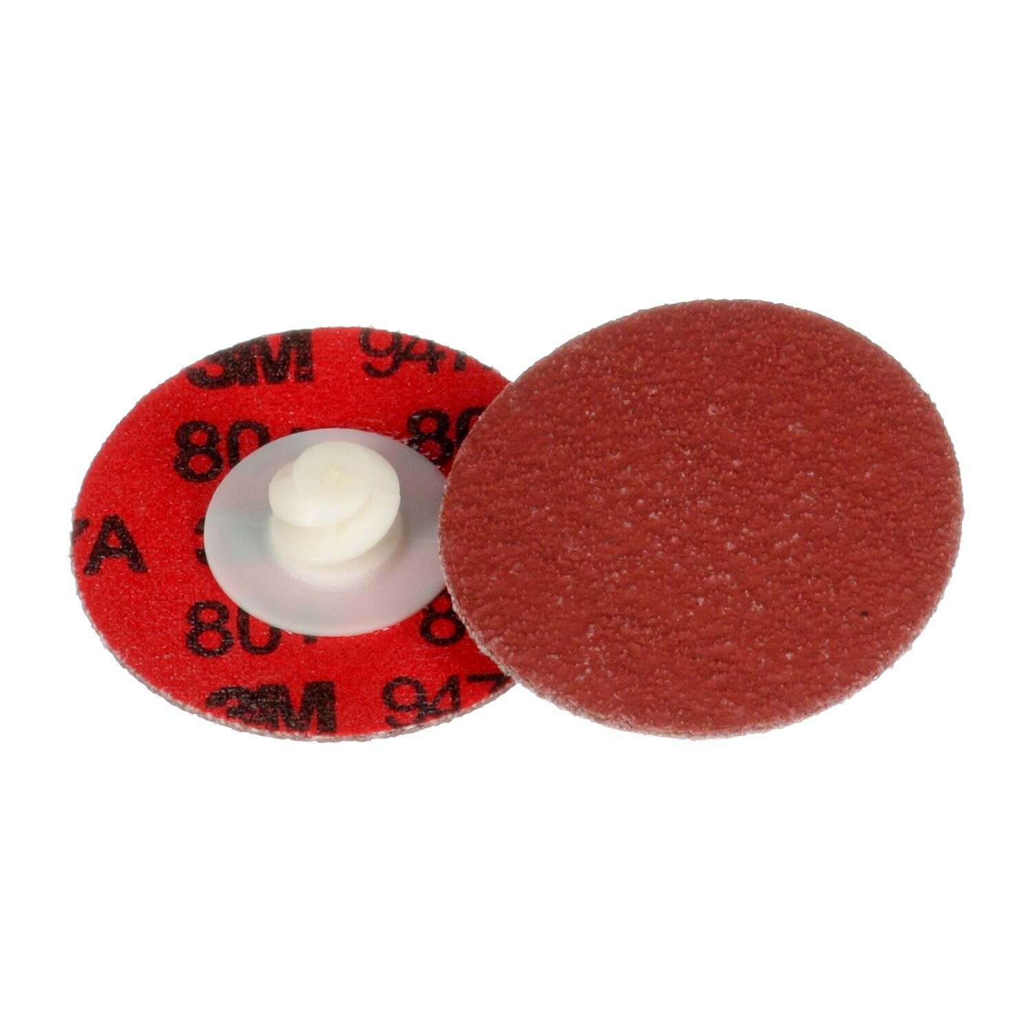 7100076924 - 3M Cubitron II Roloc Durable Edge Disc 947A, 80+, X-weight, TR, Maroon, 1-1/2 in, Die R150S, 50/Carton, 200 ea/Case