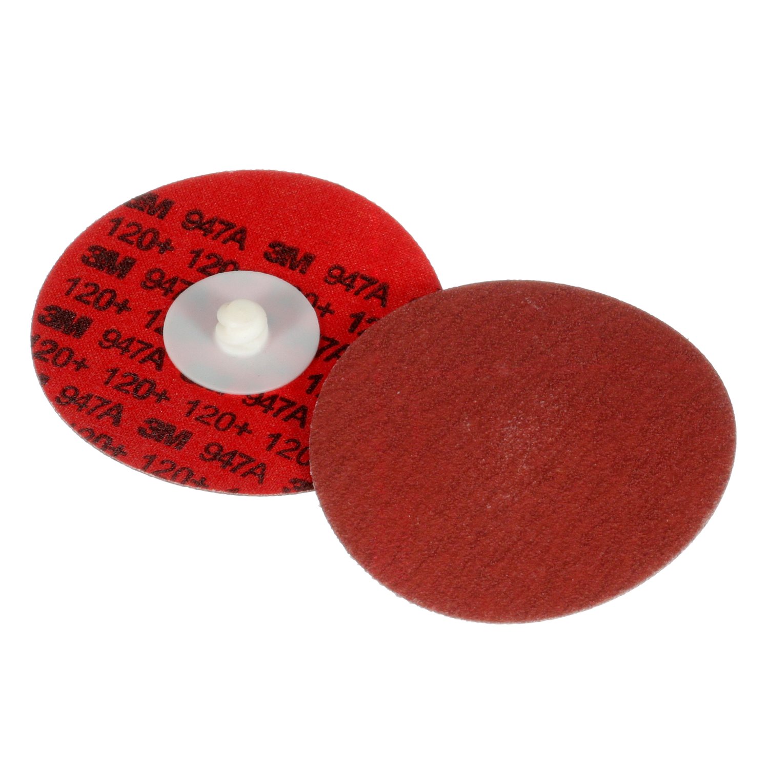 7100076934 - 3M Cubitron II Roloc Durable Edge Disc 947A, 120+, X-weight, TR, Red,
3 in, Die R300V, 50/Carton, 200 ea/Case