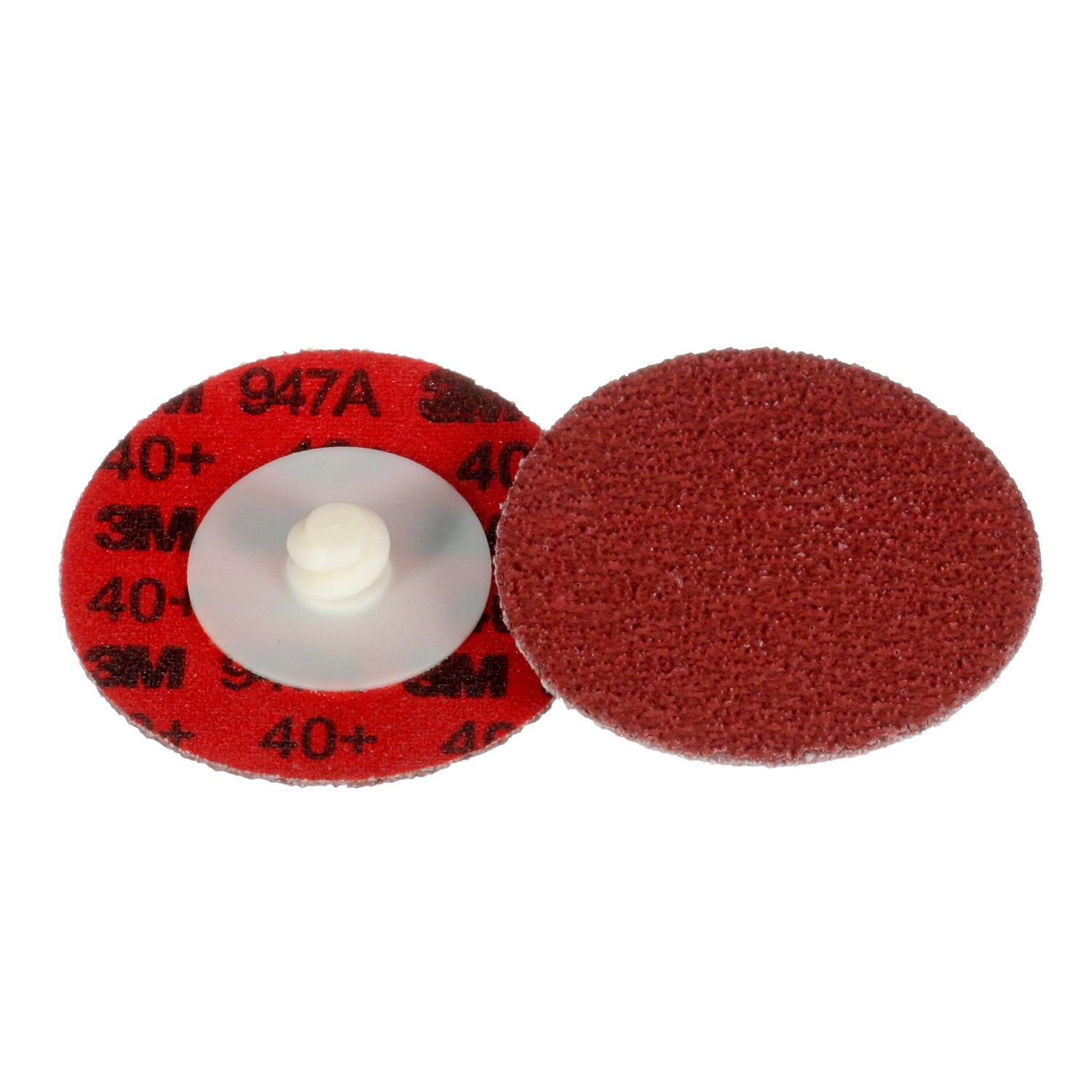 7100077039 - 3M Cubitron II Roloc Durable Edge Disc 947A, 40+, X-weight, TR, Maroon, 2 in, Die R200P, 50/Carton, 200 ea/Case