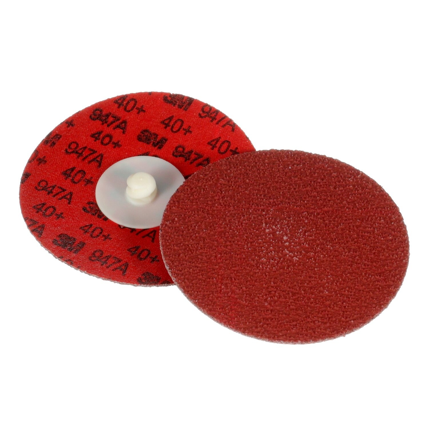 7100077041 - 3M Cubitron II Roloc Durable Edge Disc 947A, 40+, X-weight, TR, Maroon, 4 in, Die R400BB, 25/Carton, 100 ea/Case