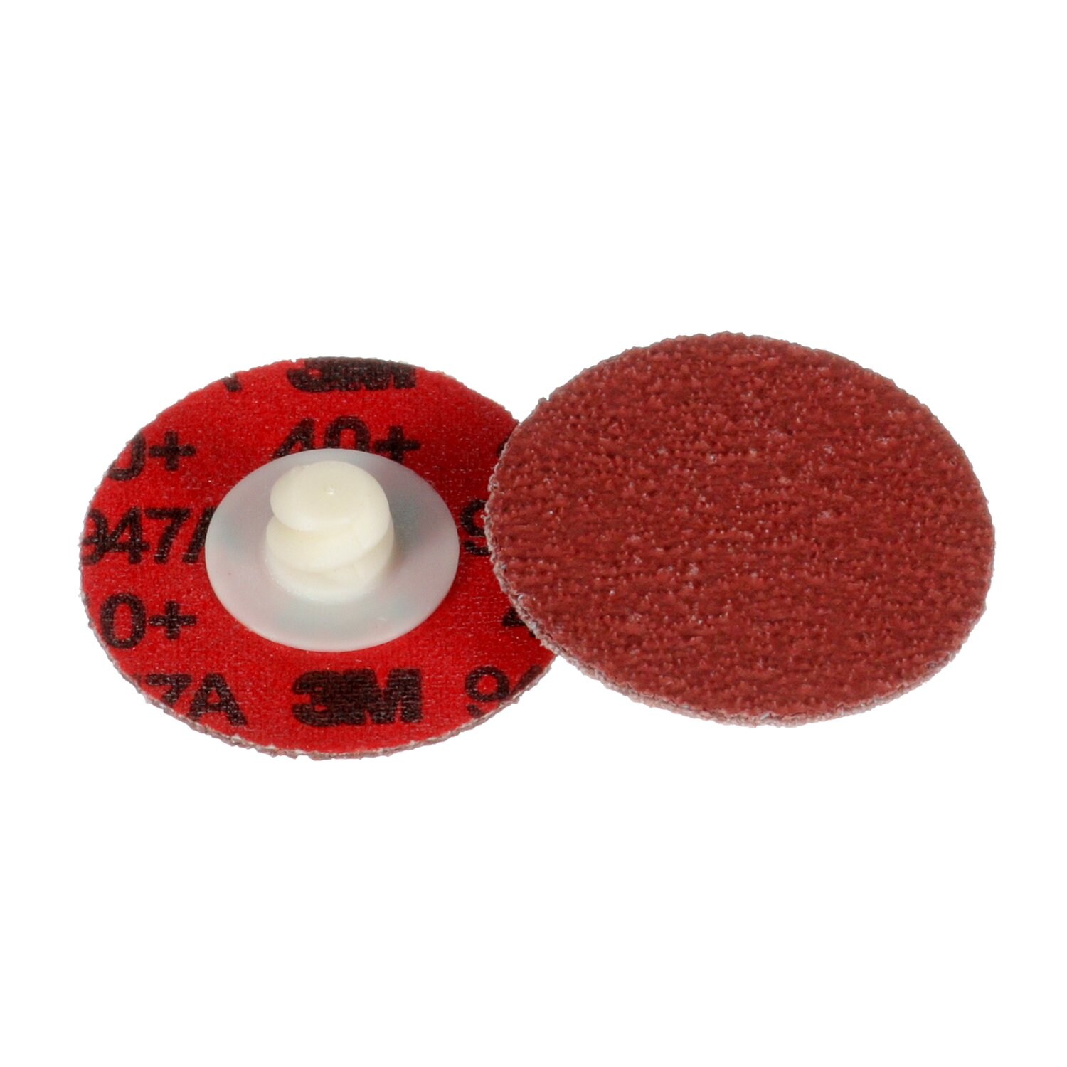 7100077038 - 3M Cubitron II Roloc Durable Edge Disc 947A, 40+, X-weight, TR, Maroon, 1-1/2 in, Die R150S, 50/Carton, 200 ea/Case