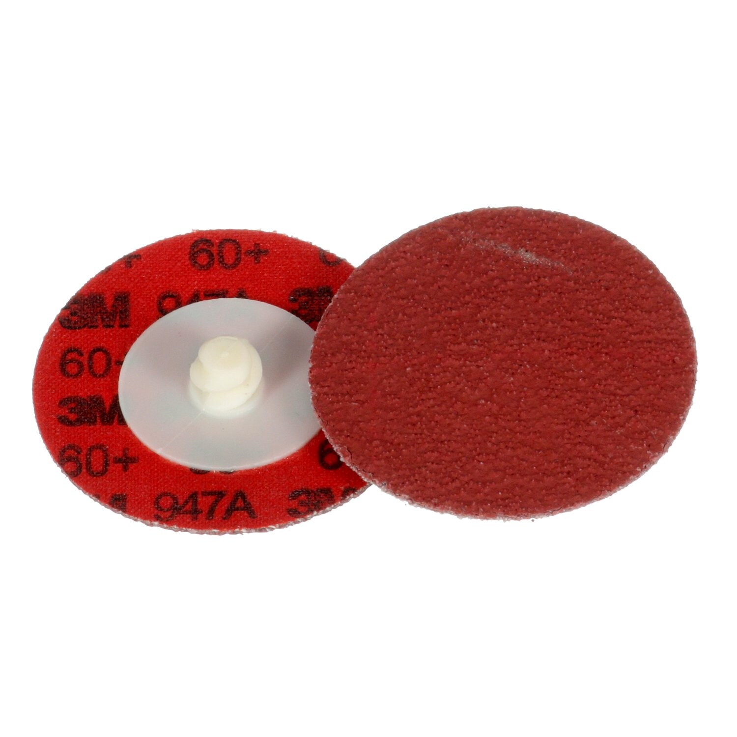 7100077047 - 3M Cubitron II Roloc Durable Edge Disc 947A, 60+, X-weight, TR, Maroon, 2 in, Die R200P, 50/Carton, 200 ea/Case