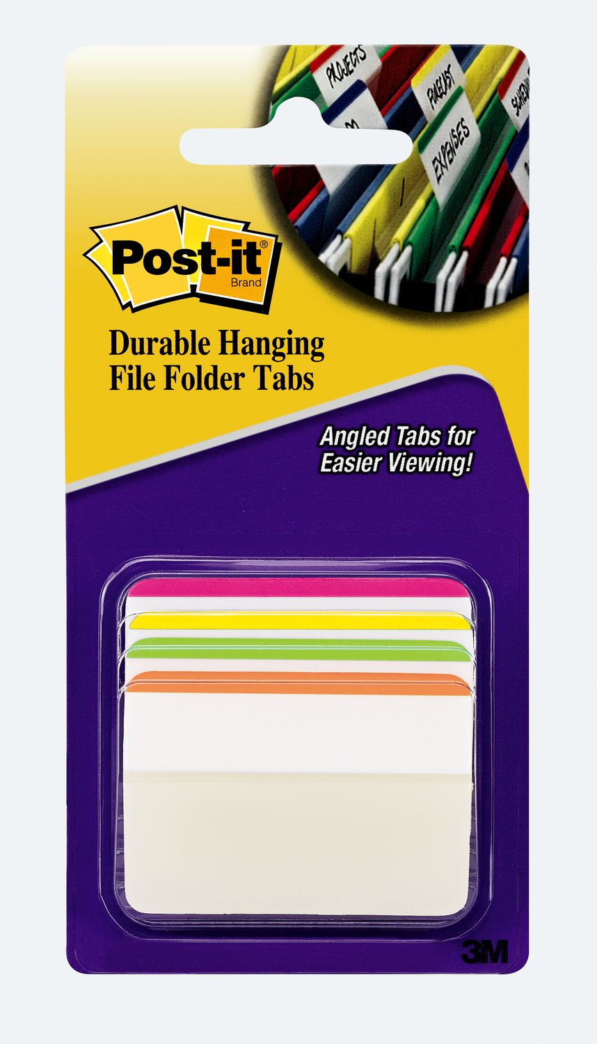 7100095816 - Post-it Filing Tabs 686A-1BB, 2 in. x 1.5 in. (50,8 mm x 38 mm)