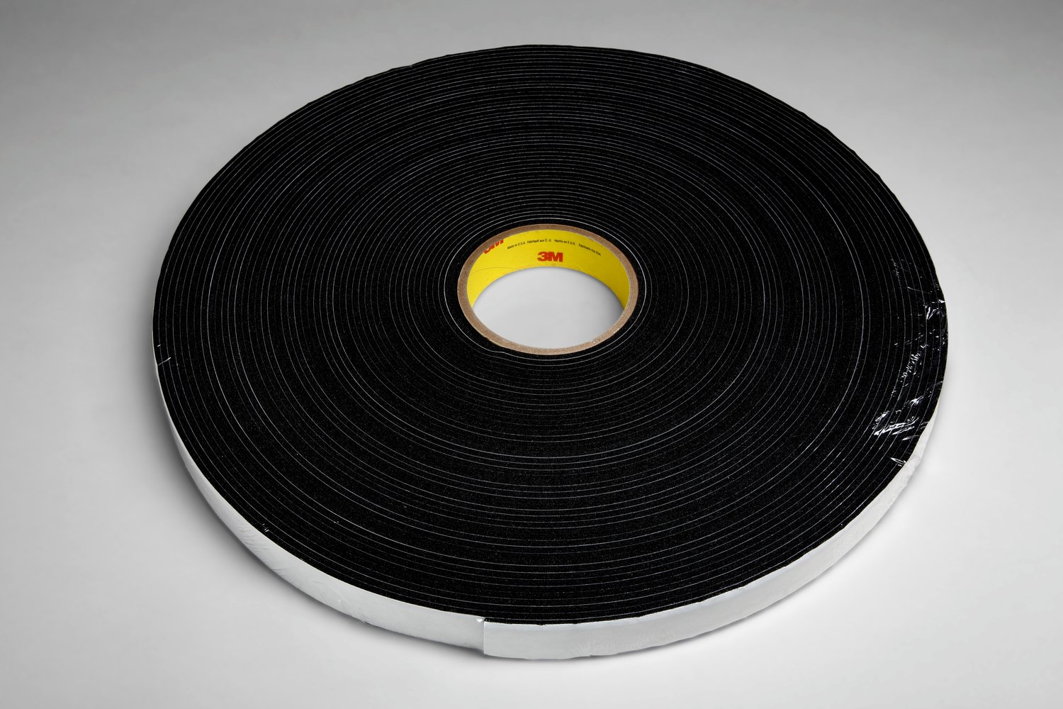 7100050117 - 3M Vinyl Foam Tape 4718, Black, 2 in x 36 yd, 125 mil, 6 Roll/Case