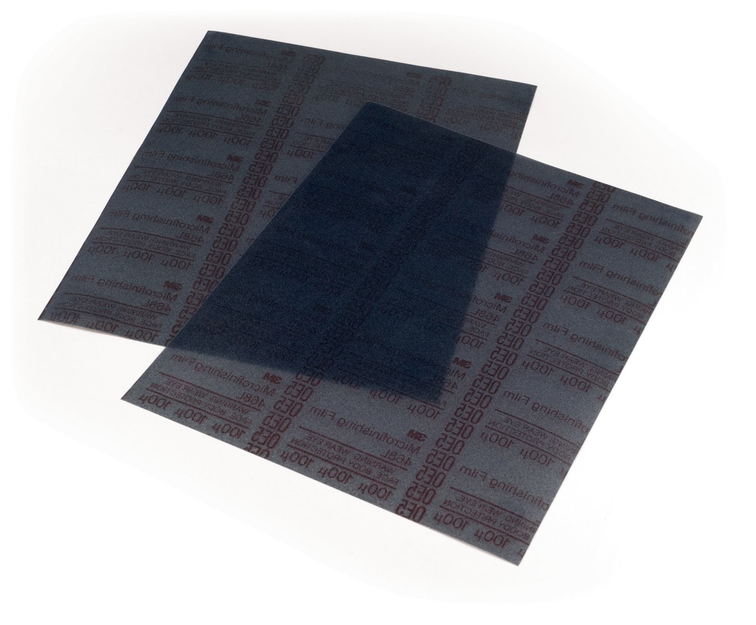 7100053166 - 3M Microfinishing Film Sheet 468L, 15 Mic, Type E, Unbacksized, Config