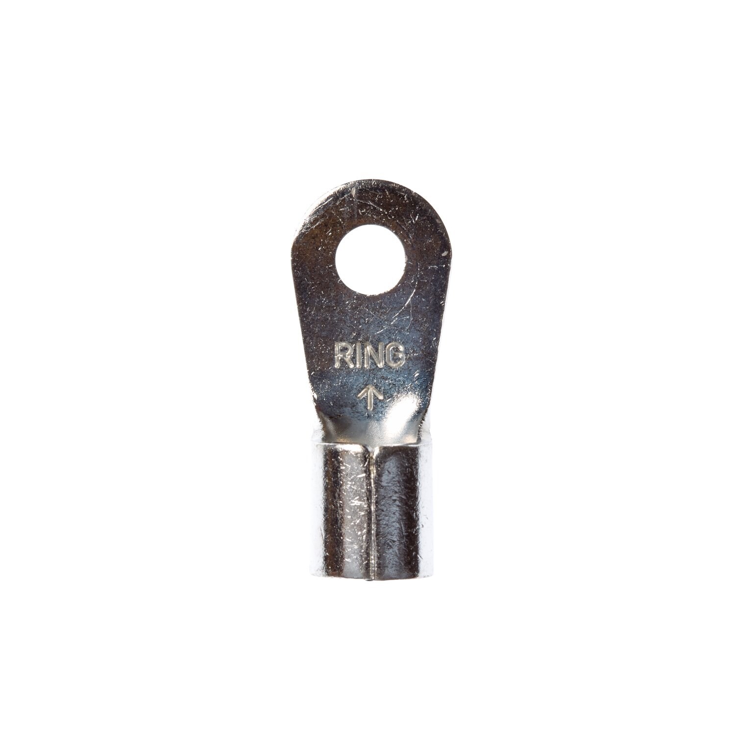 7100165238 - 3M Scotchlok Ring Non-Insulated, 10/bottle, M6-10R/SX, standard-style ring tongue fits around the stud, 100/Case