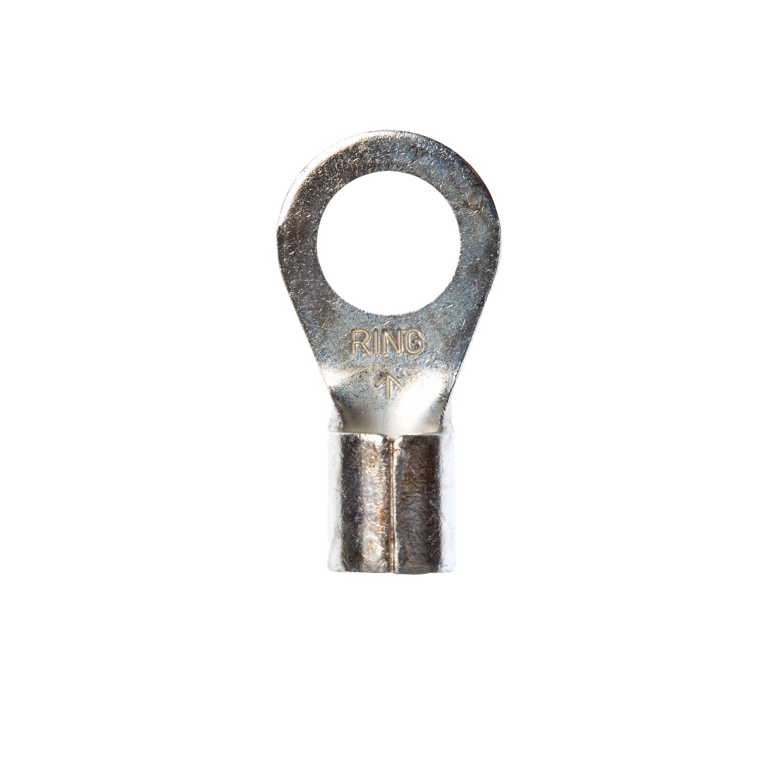 7010399933 - 3M Scotchlok Ring Non-Insulated, 10/bottle, M6-38RX, standard-style ring tongue fits around the stud, 100/Case