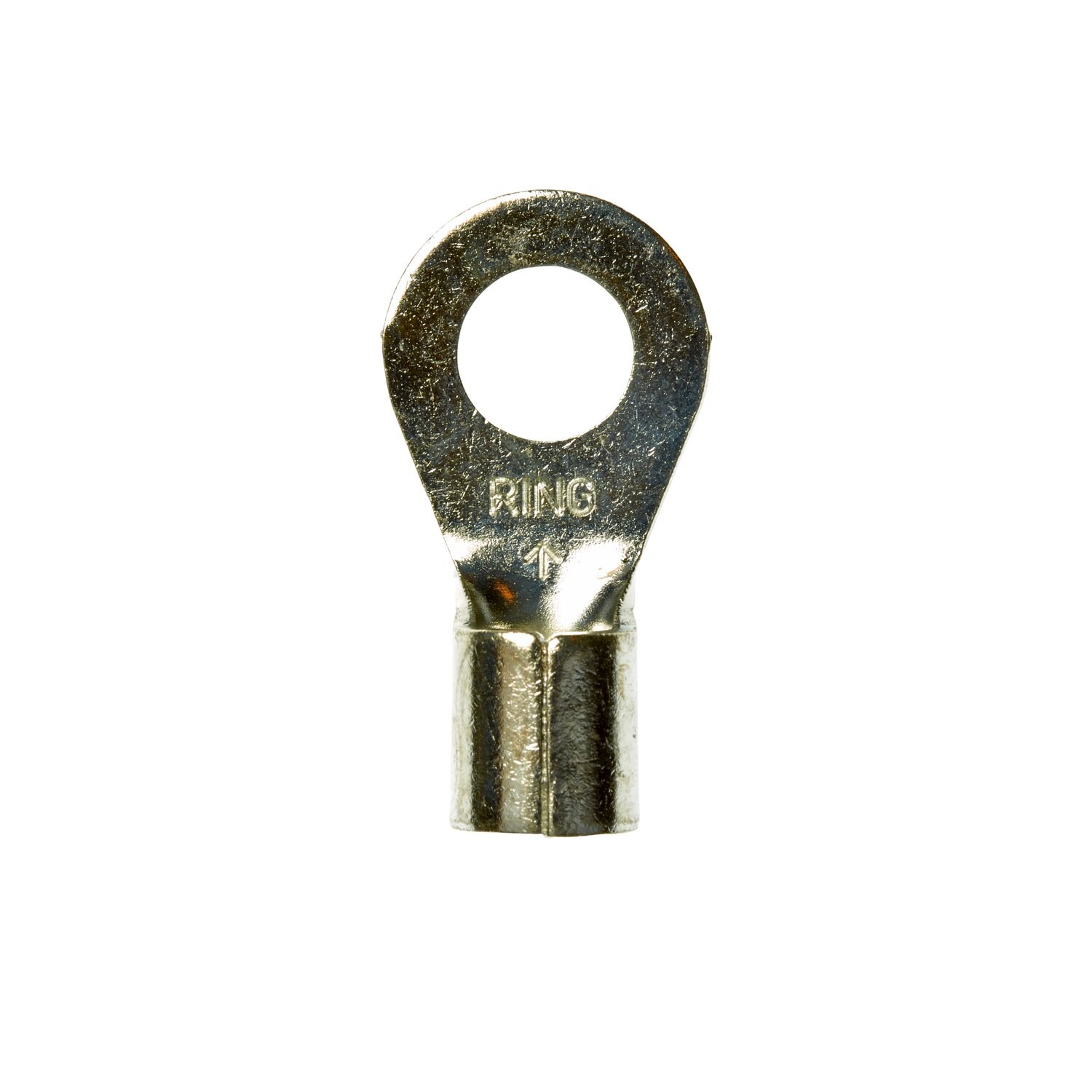 7100165239 - 3M Scotchlok Ring Non-Insulated, 10/bottle, M6-516RX, standard-style ring tongue fits around the stud, 100/Case