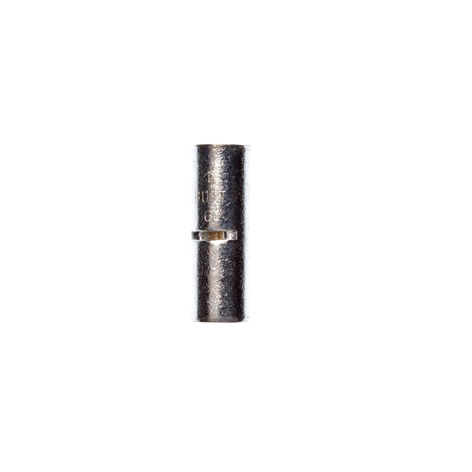 7100164159 - 3M Scotchlok Butt Connector, Non-Insulated Brazed Seam M6BCK, 6 AWG,
built-in wire stop for correct positioning, 200/Case