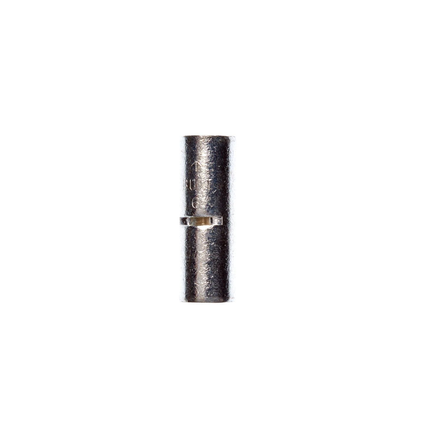 7100164159 - 3M Scotchlok Butt Connector, Non-Insulated Brazed Seam M6BCK, 6 AWG, built-in wire stop for correct positioning, 200/Case