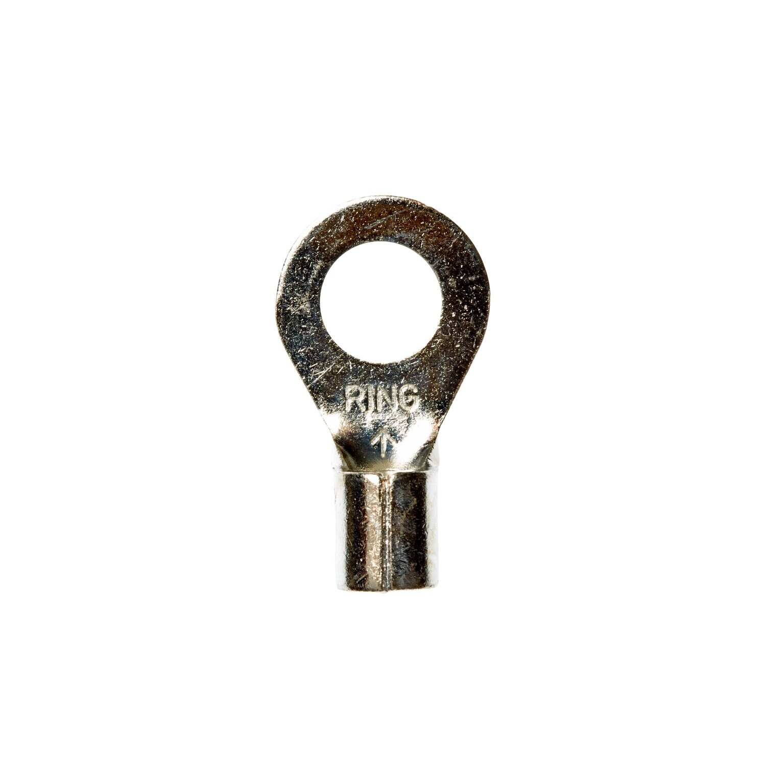7100165237 - 3M Scotchlok Ring Non-Insulated, 10/bottle, M8-516RX, standard-style ring tongue fits around the stud, 100/Case