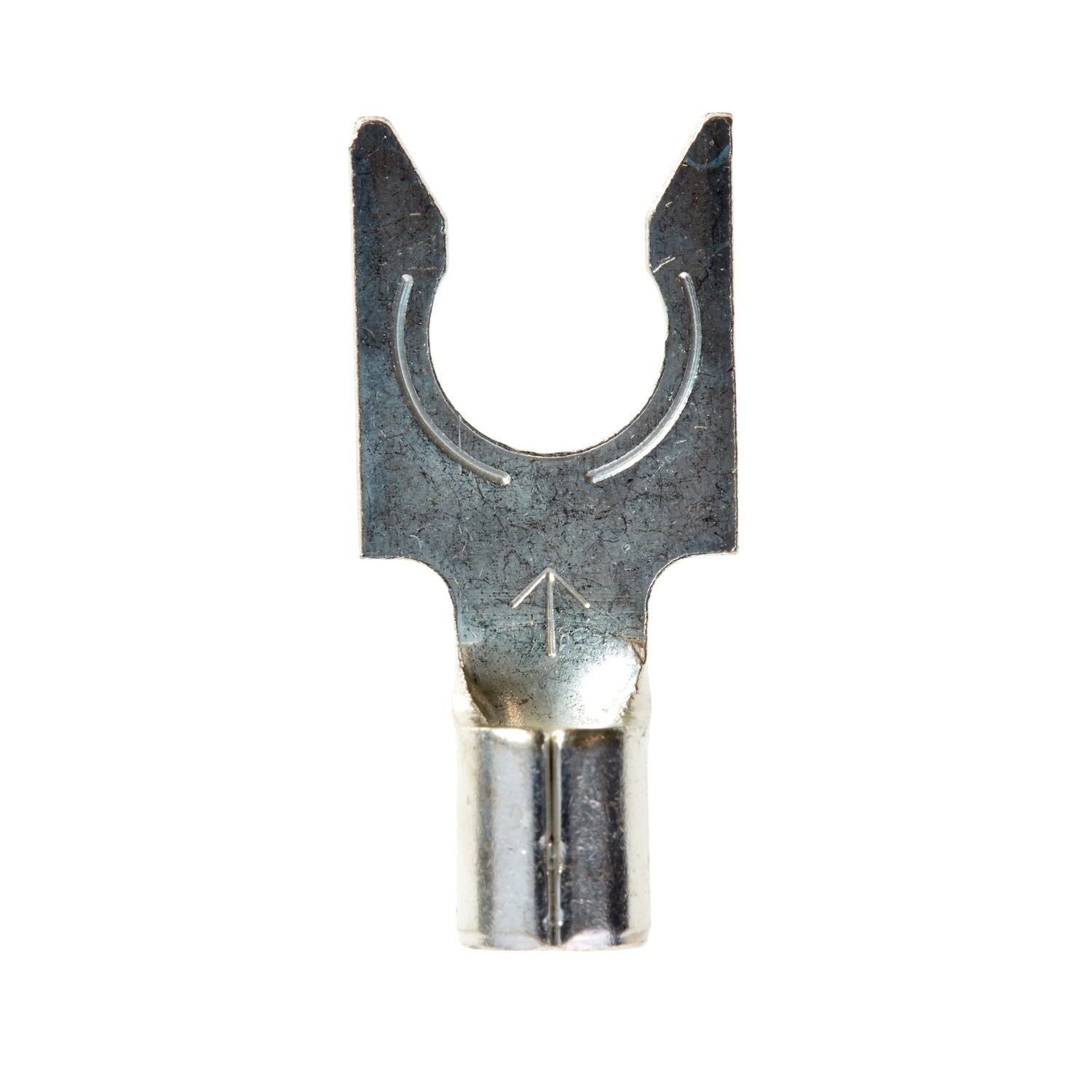 7100165261 - 3M Scotchlok Locking Fork Non-Insulated, 50/bottle, M10-14FLX, spring-like tongue firmly fits around the stud, 500/Case