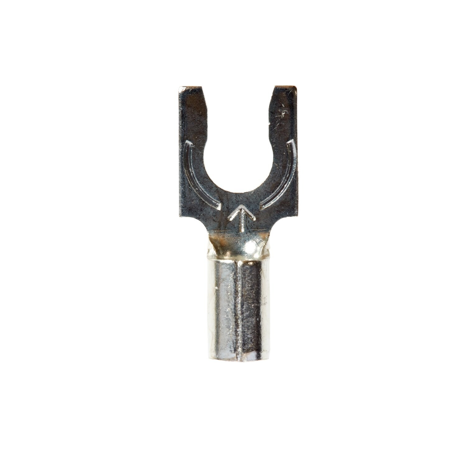 7010398235 - 3M Scotchlok Fork Non-Insulated, 100/bottle, M14-8FX, wider-tongue design for use on free-standing studs, 500/Case