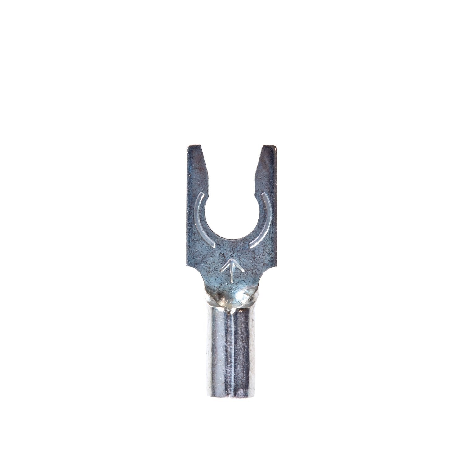 7100165272 - 3M Scotchlok Locking Fork Non-Insulated, 100/bottle, M18-6FLX, spring-like tongue firmly fits around the stud, 500/Case
