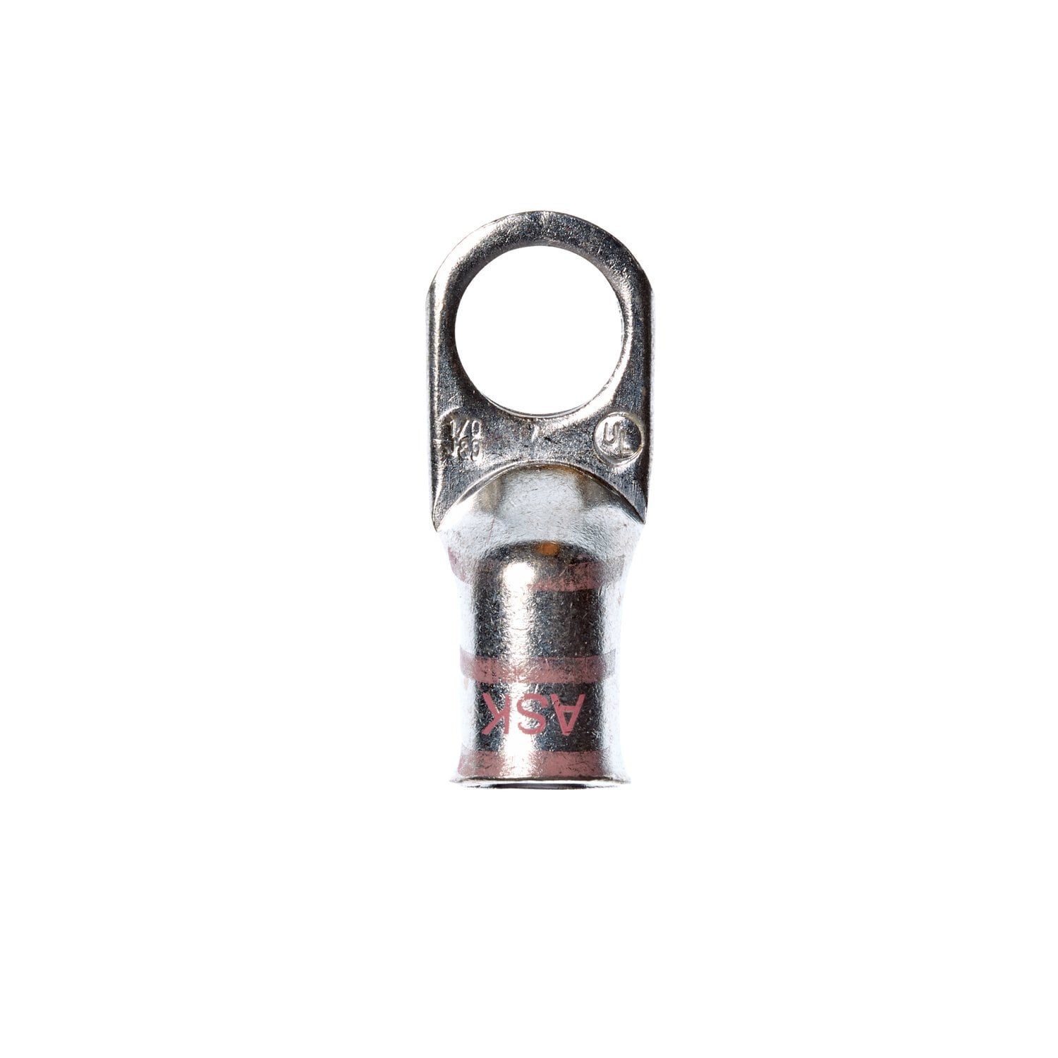 7100165438 - 3M Scotchlok Large Gauge Ring Tongue, Copper Non-Insulated Seamless MC1/0-14RX, Stud Size 1/4, 100/Case