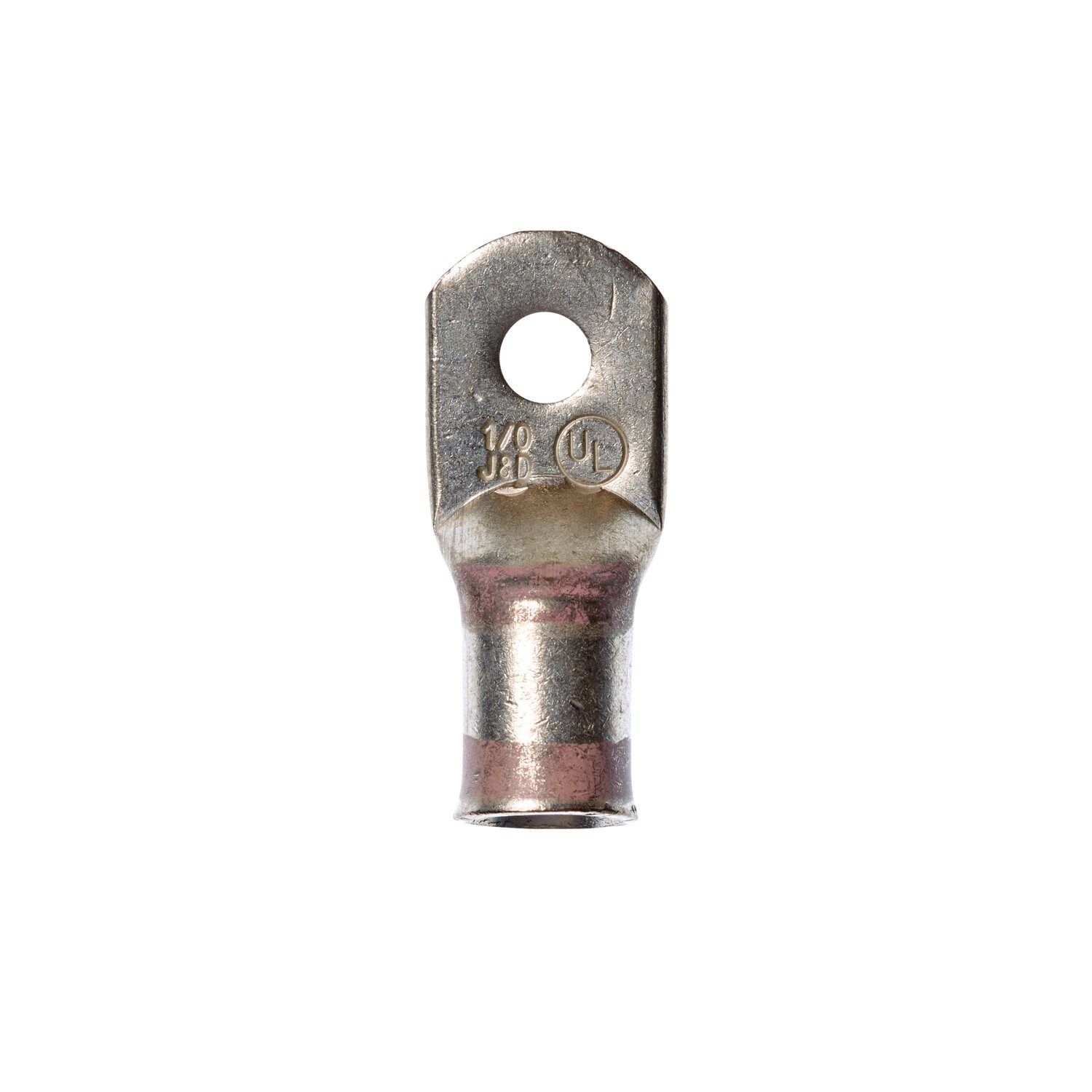 7100165439 - 3M Scotchlok Large Gauge Ring Tongue, Copper Non-Insulated Seamless MC1/0-38RX, Stud Size 3/8, 100/Case