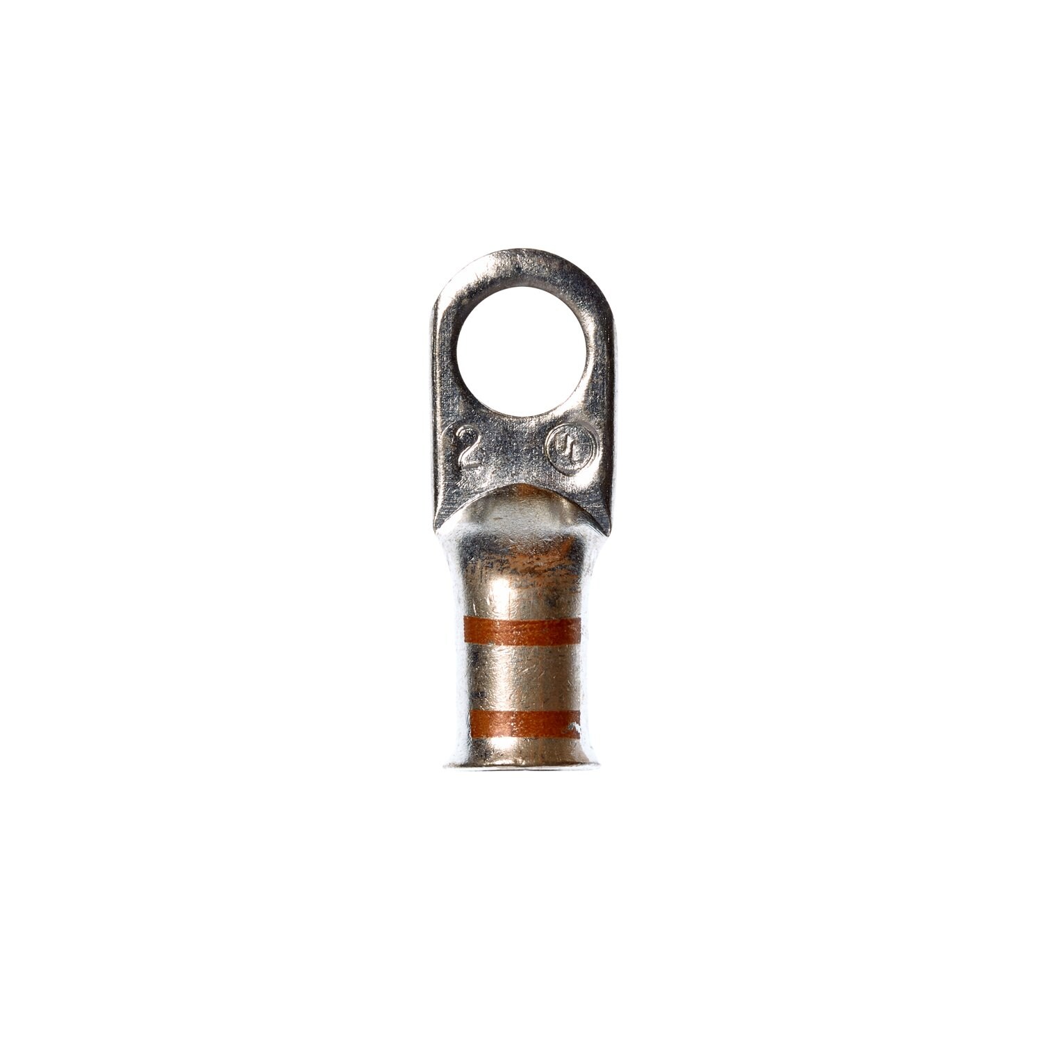 7100165441 - 3M Scotchlok MC250-12RX Non-Insulated Seamless Compression Lug Ring Tongue Terminal, 1/2-in Stud, 250 kcmil, 6/Carton, 60/Case