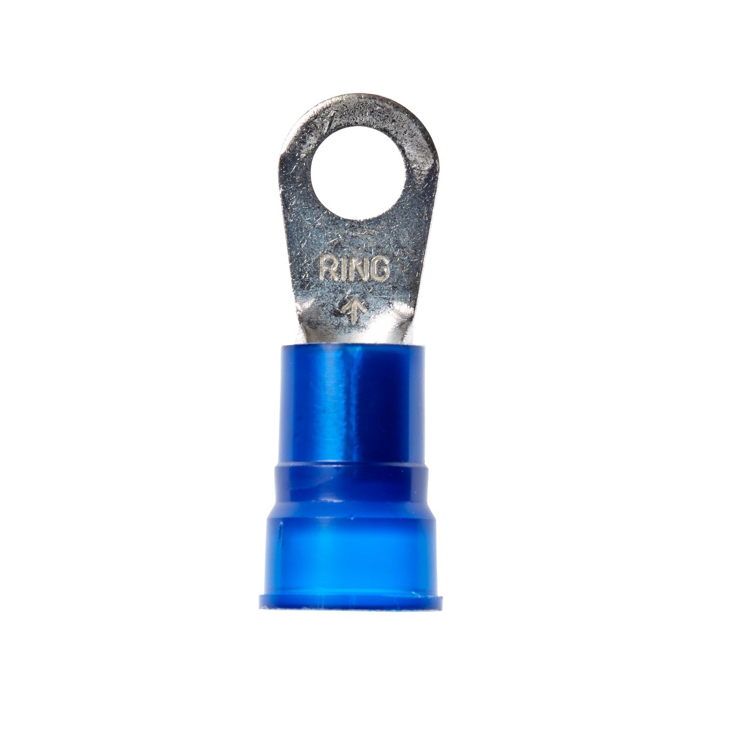 7000133270 - 3M Scotchlok Ring Nylon Insulated, 10/bottle, MN6-14R/SX, standard-style ring tongue fits around the stud, 100/Case
