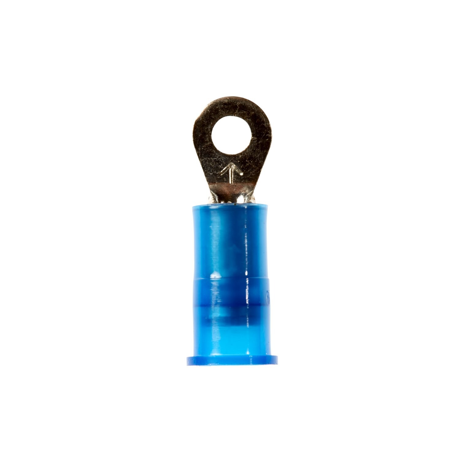 7000133413 - 3M Scotchlok Ring Nylon Insulated, 100/bottle, MNG14-4R/SX, standard-style ring tongue fits around the stud, 500/Case