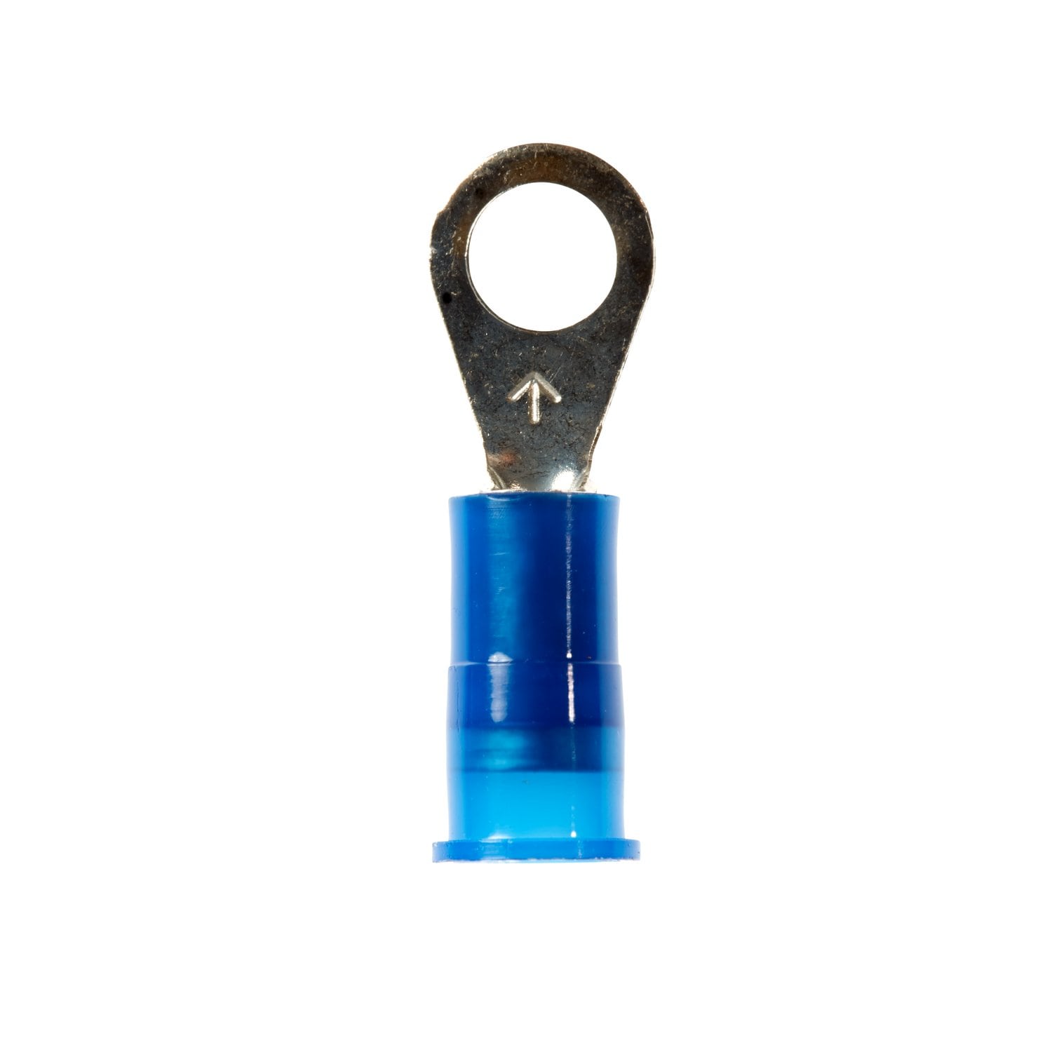 7000133282 - 3M Scotchlok Ring Nylon Insulated, 100/bottle, MNG14-10R/LX, standard-style ring tongue fits around the stud, 500/Case