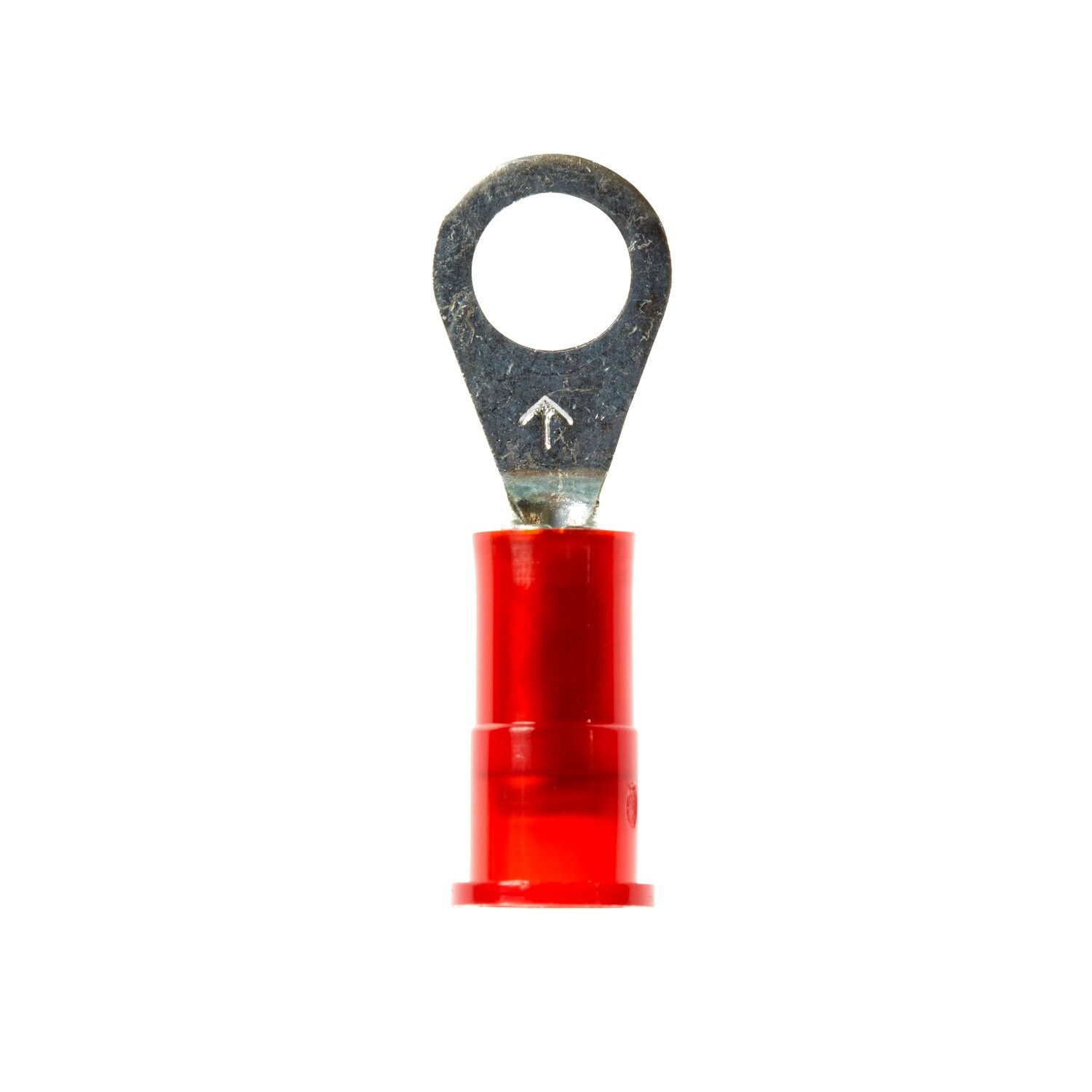 7000133408 - 3M Scotchlok Ring Nylon Insulated, 100/bottle, MNG18-516R/SX, standard-style ring tongue fits around the stud, 500/Case