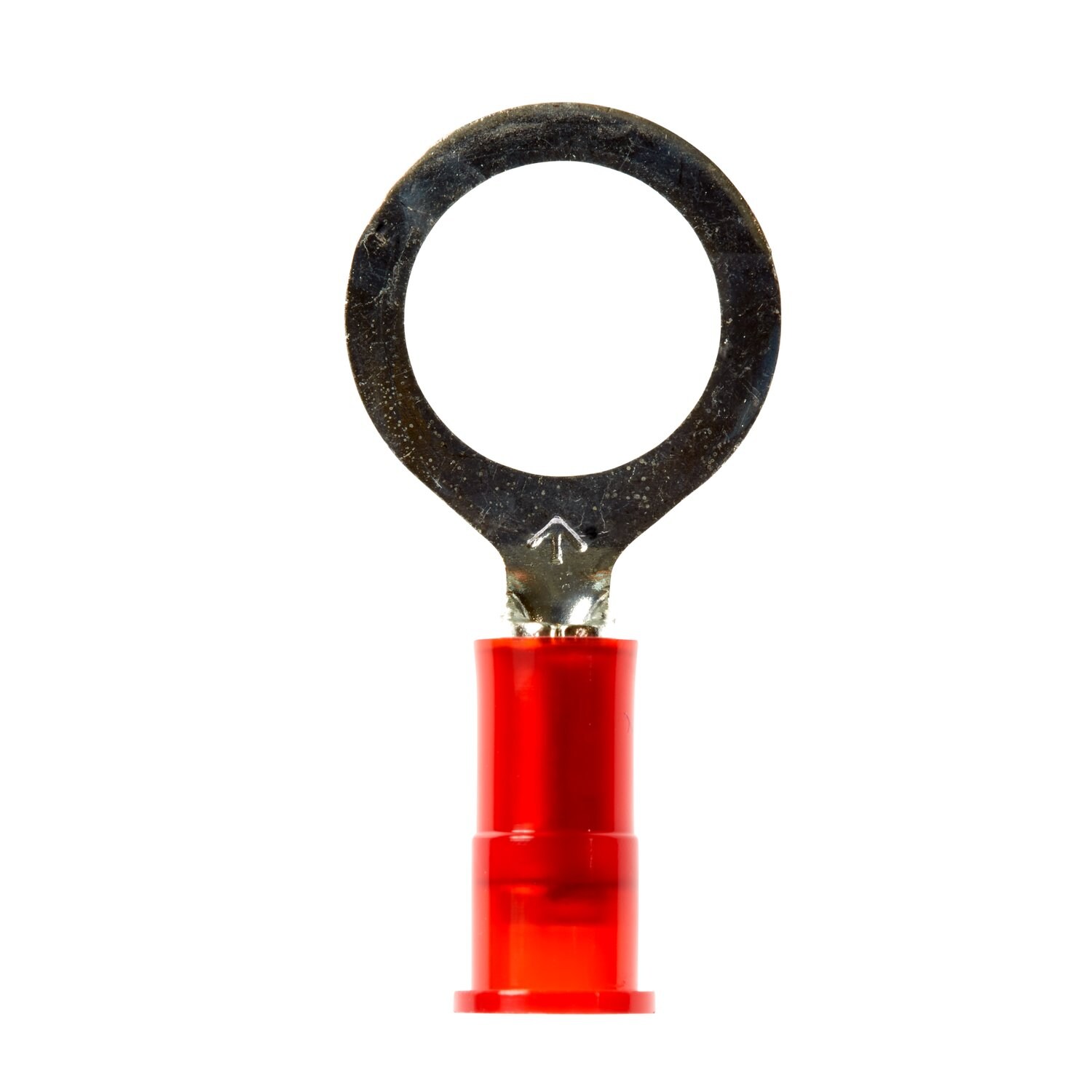 7100165298 - 3M Scotchlok Ring Nylon Insulated, 100/bottle, MNG18-38RX, standard-style ring tongue fits around the stud, 500/Case