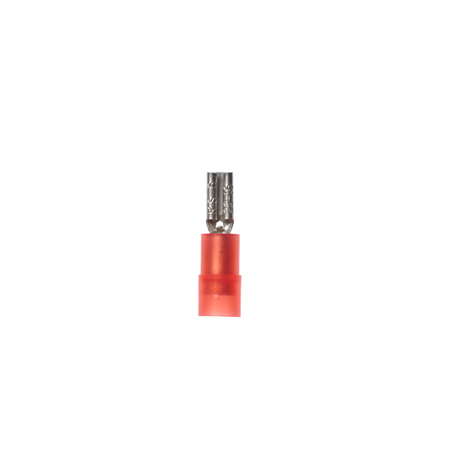 7100165001 - 3M Nylon Insulated Brazed Seam Ring Tongue Terminal, 10-10-WN, standard-style ring tongue fits around the stud