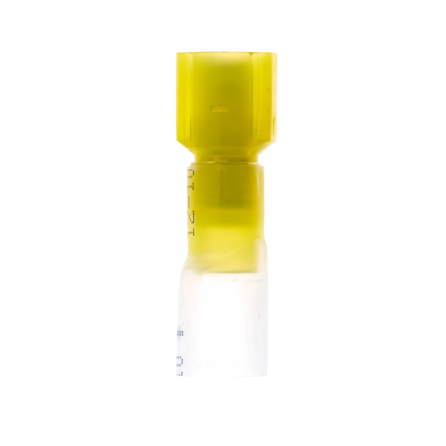 7100164271 - 3M Scotchlok Male Disconnect, Heat Shrink Fully Nylon Insulated Butted Seam MNHU10-250DMIK, 12-10 AWG, 250/Case