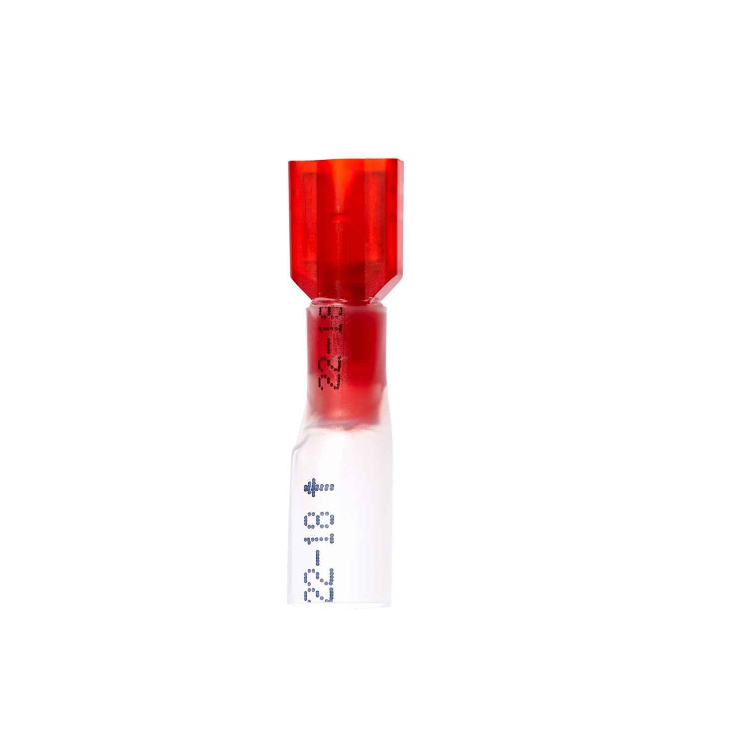 7100164285 - 3M Scotchlok Female Disconnect, Heat Shrink Fully Nylon Insulated Butted Seam MNHU18-250DFIK, 22-18 AWG, 250/Case