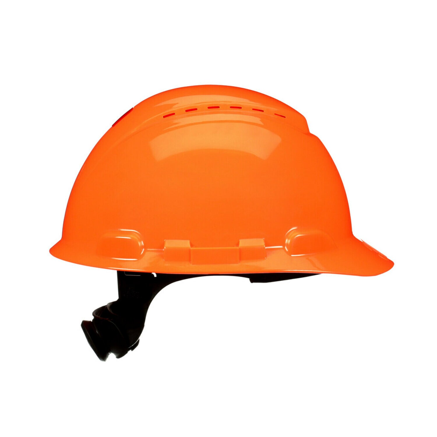 7100240009 - 3M SecureFit Hard Hat H-707SFV-UV, Hi-Vis Orange, Vented, 4-Point Pressure Diffusion Ratchet Suspension, with UVicator, 20 ea/CS