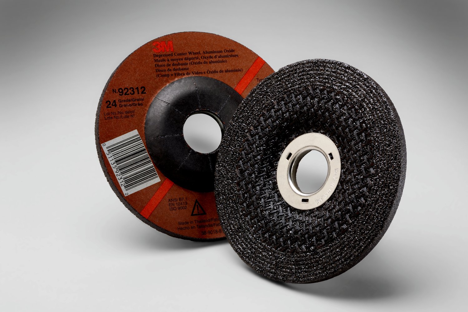 7010359907 - 3M General Purpose Depressed Center Wheel, 24, T27, 4-1/2 in x 1/4 in x 7/8 in, 10/Carton, 40 ea/Case
