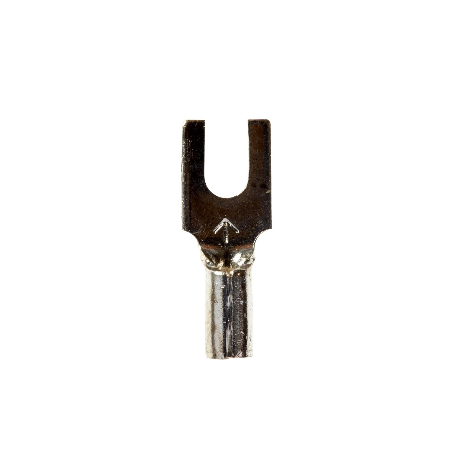 7100164174 - 3M Scotchlok Block Fork, Non-Insulated Butted Seam MU18-4FB/SK, Stud Size 4, suitable for use in a terminal block, 1000/Case