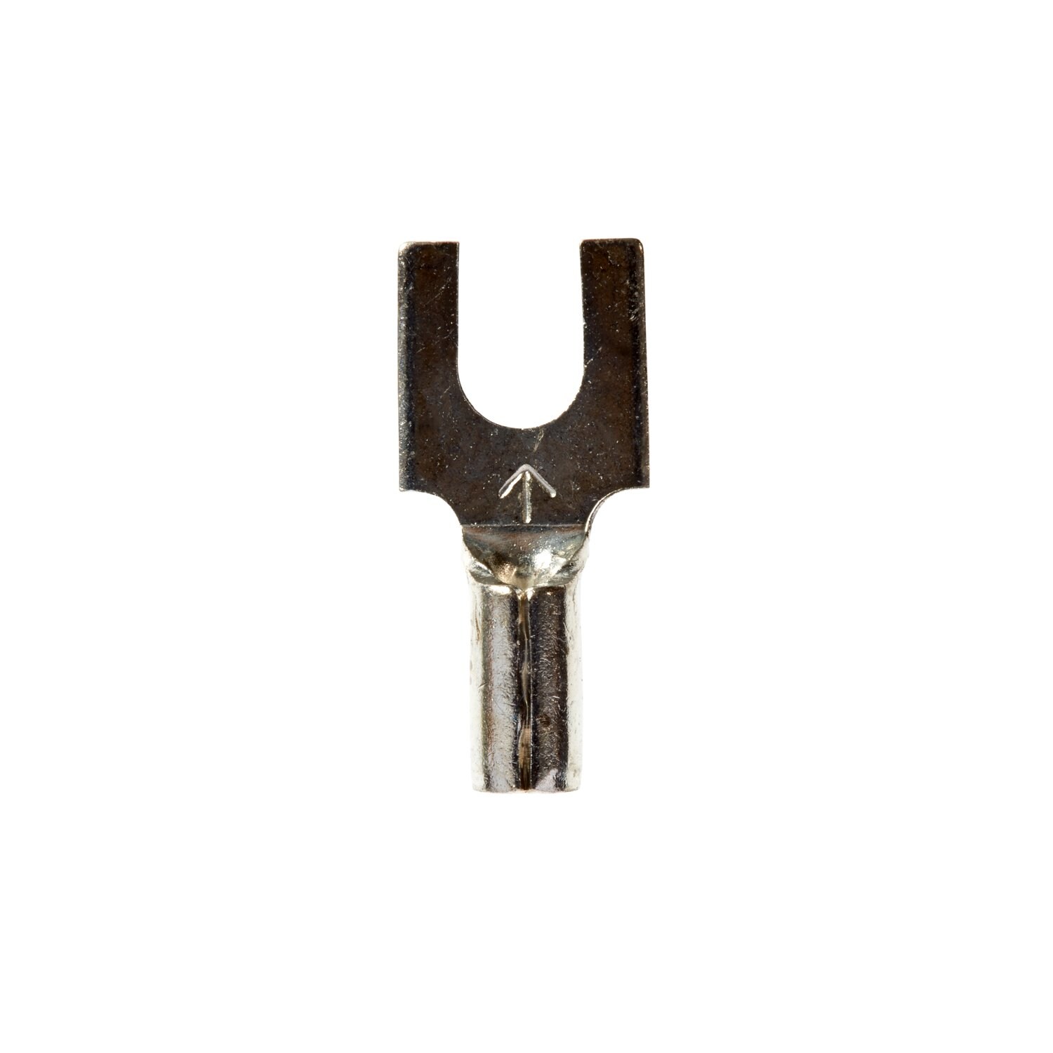 7100163945 - 3M Scotchlok Block Fork, Non-Insulated Butted Seam MU18-6FBK, Stud Size 6, suitable for use in a terminal block, 1000/Case